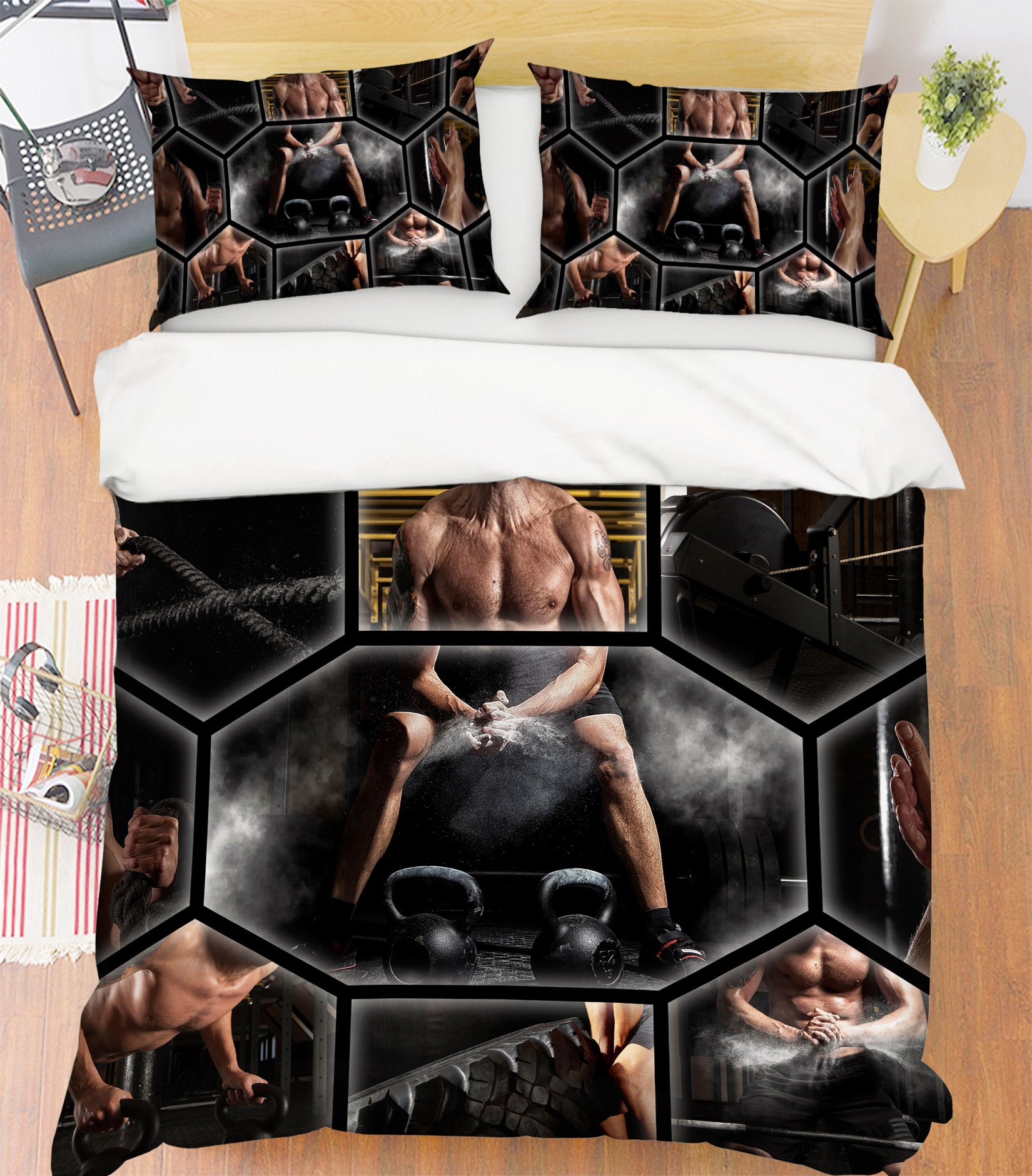 3D Fitness 14192 Bed Pillowcases Quilt
