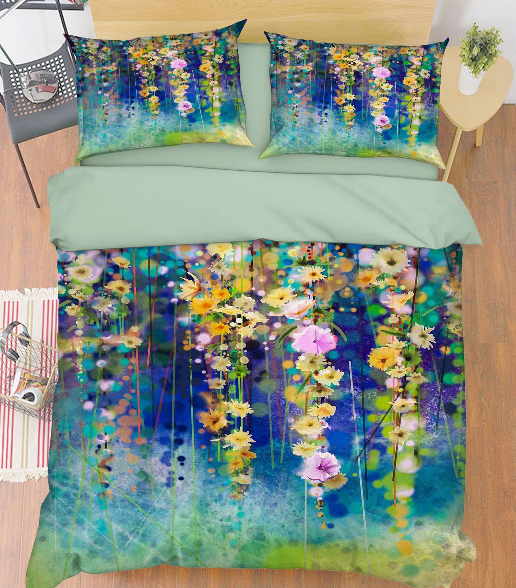 3D Flowers Vines 186 Bed Pillowcases Quilt Wallpaper AJ Wallpaper 