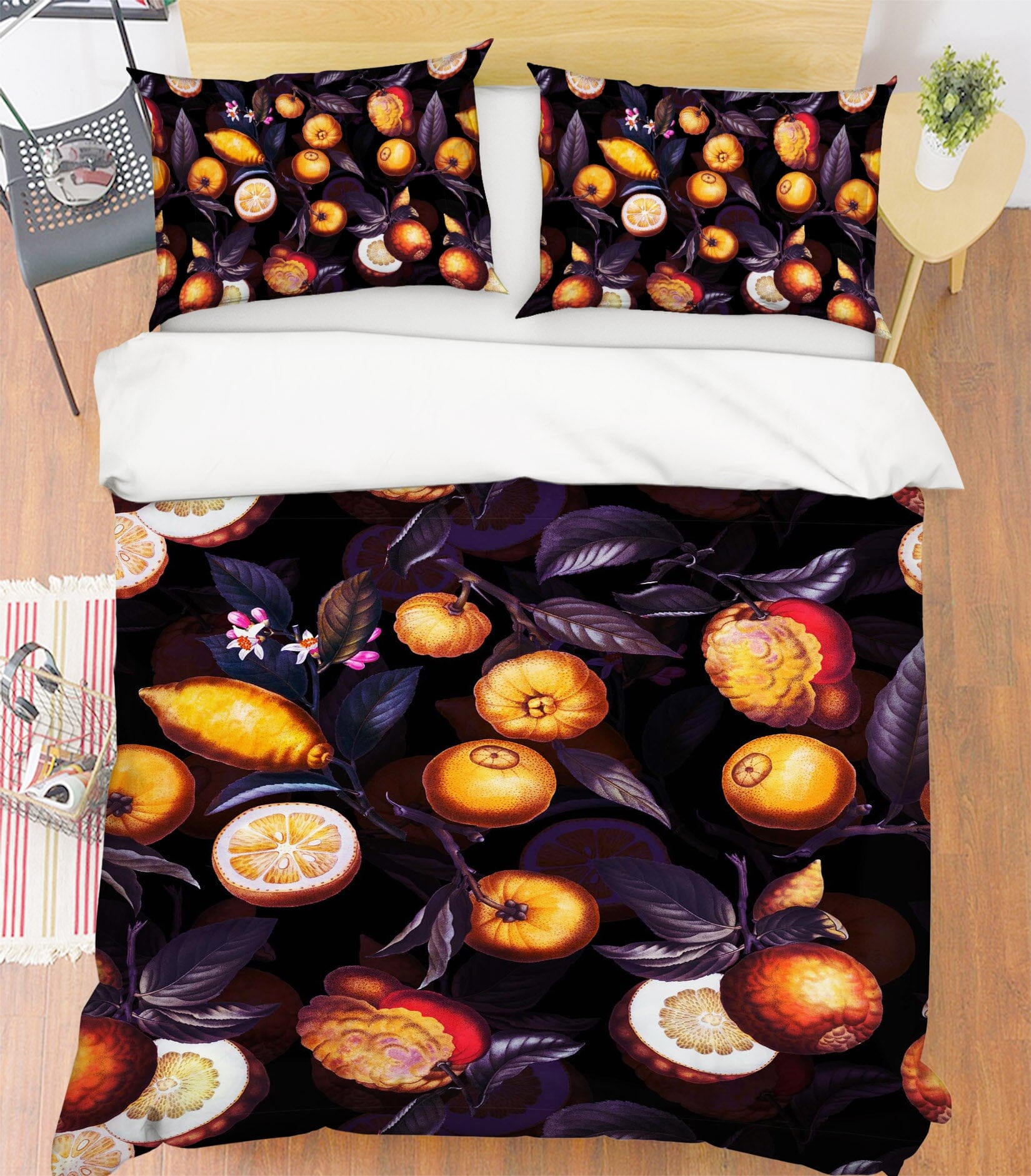 3D Lemon Tree 155 Uta Naumann Bedding Bed Pillowcases Quilt Quiet Covers AJ Creativity Home 