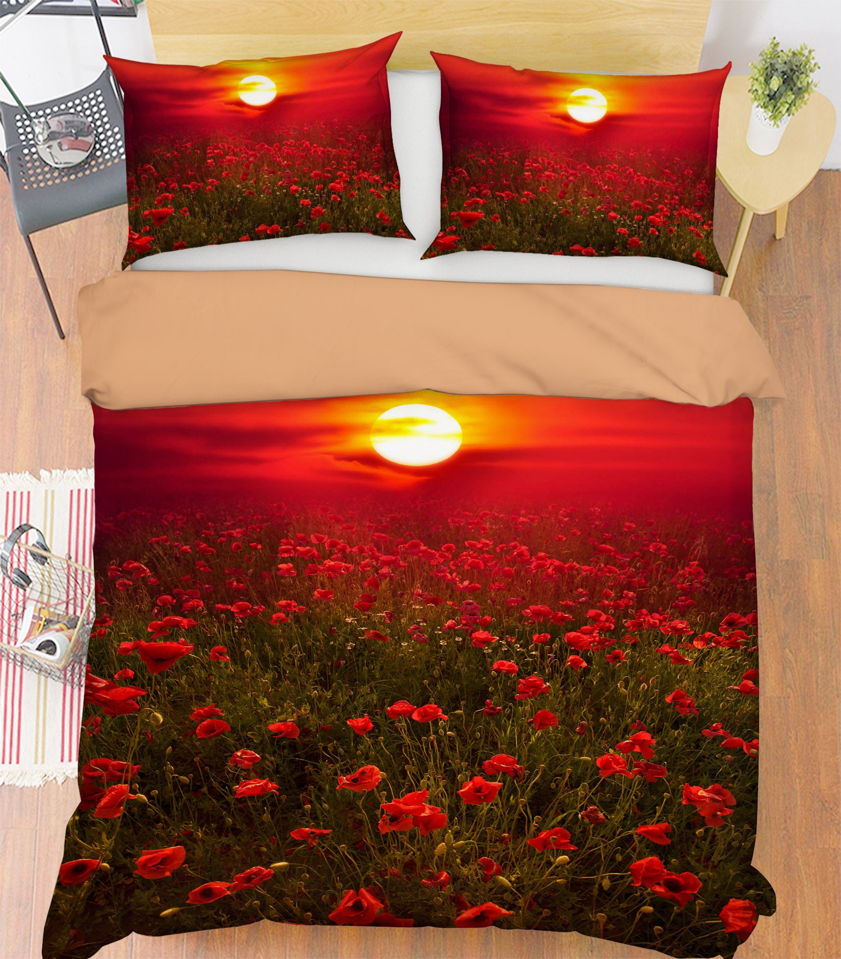 3D Warm Sunset 166 Marco Carmassi Bedding Bed Pillowcases Quilt