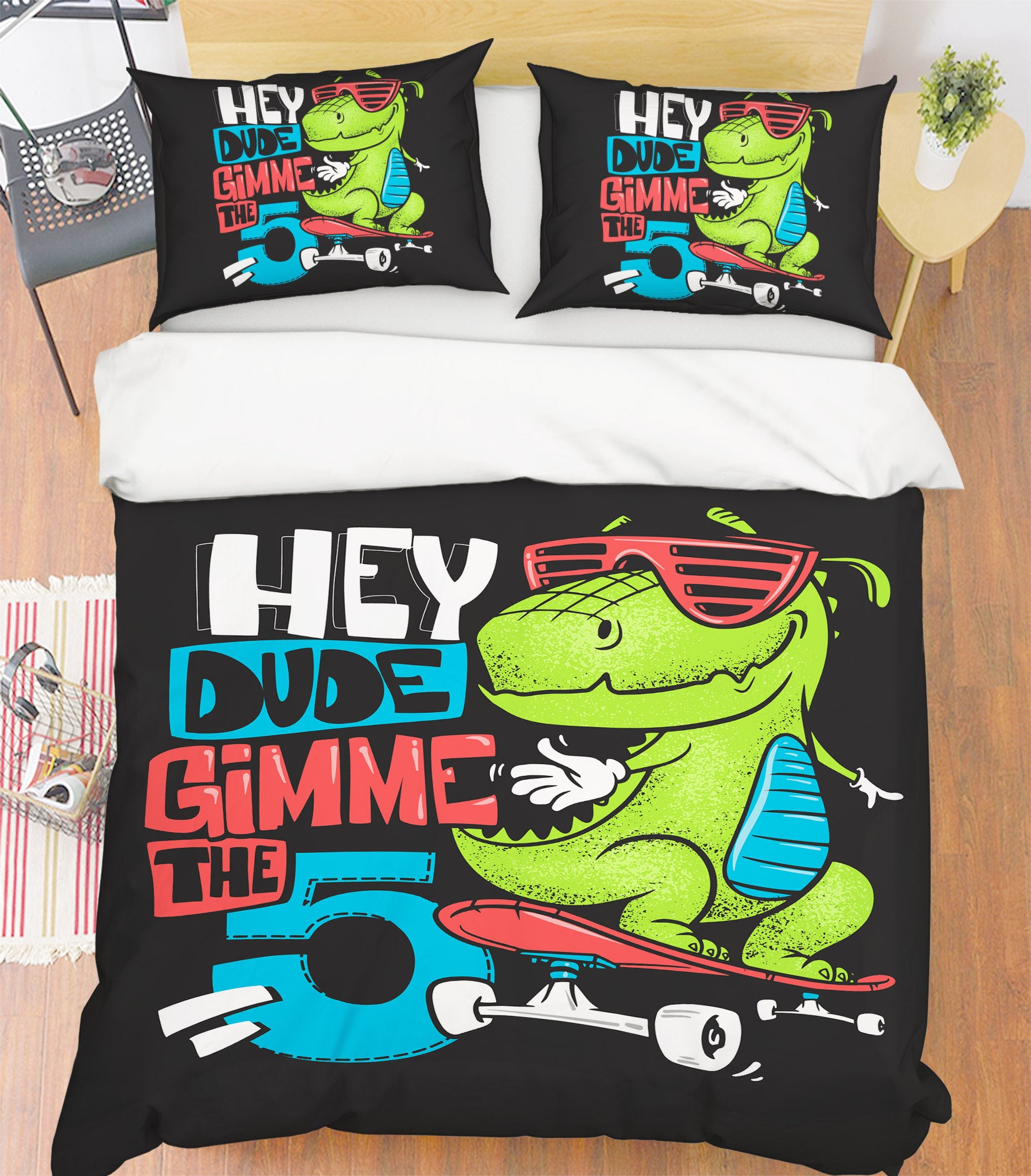 3D Dinosaur 59064 Bed Pillowcases Quilt