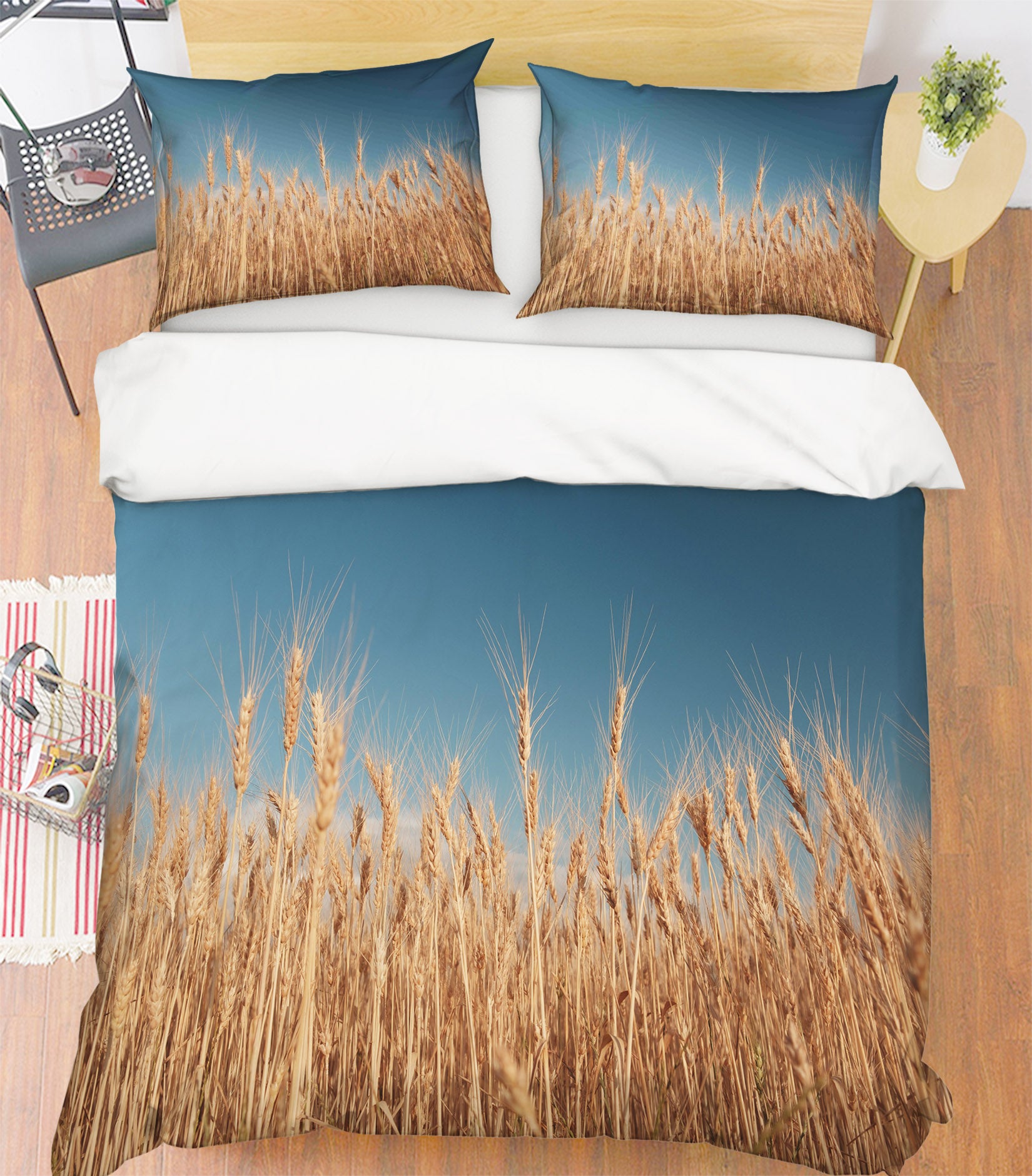 3D Reeds 61016 Bed Pillowcases Quilt