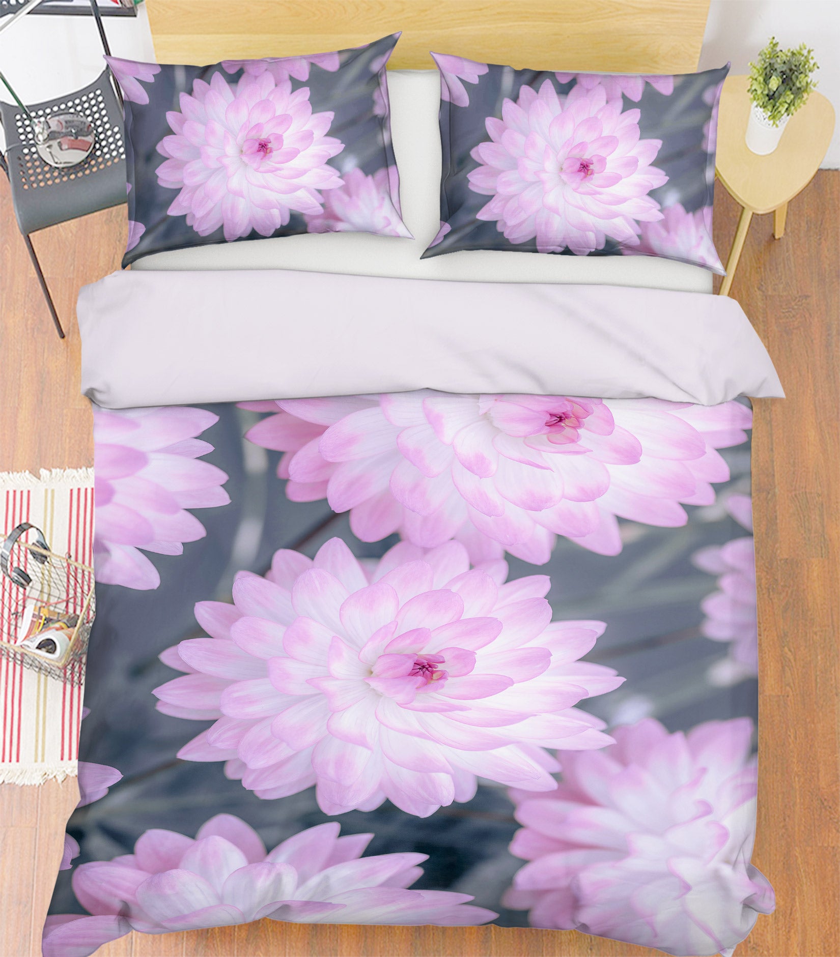 3D Pink Flower 6910 Assaf Frank Bedding Bed Pillowcases Quilt Cover Duvet Cover