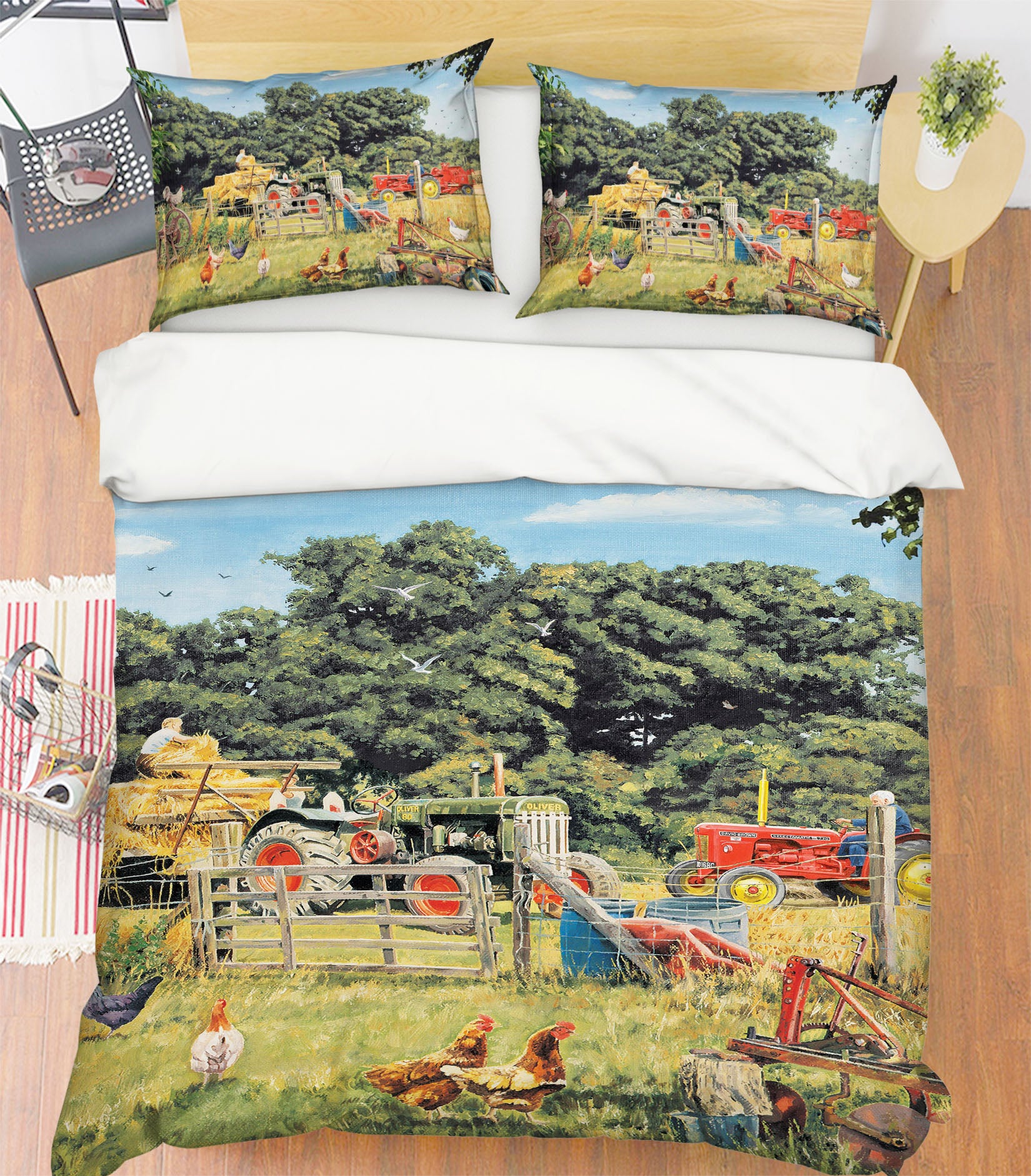 3D Farm Tree 8903 Trevor Mitchell bedding Bed Pillowcases Quilt