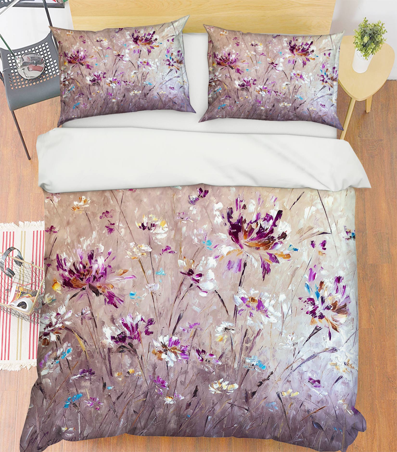 3D Cute Wildflowers 500 Skromova Marina Bedding Bed Pillowcases Quilt