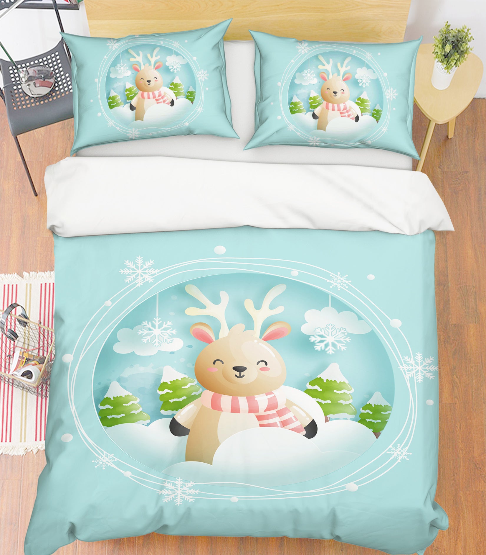 3D Deer 58240 Bed Pillowcases Quilt