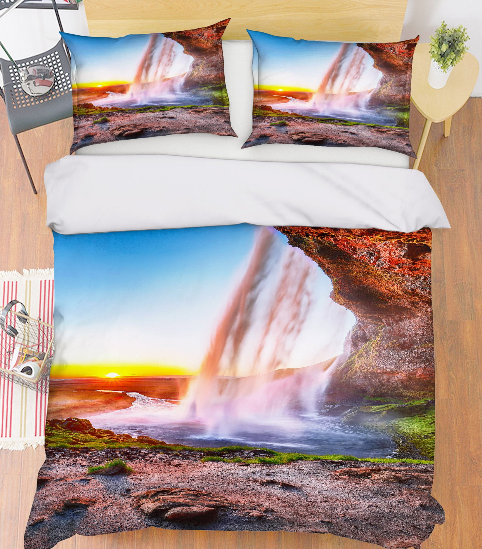 3D Rock 15167 Bed Pillowcases Quilt