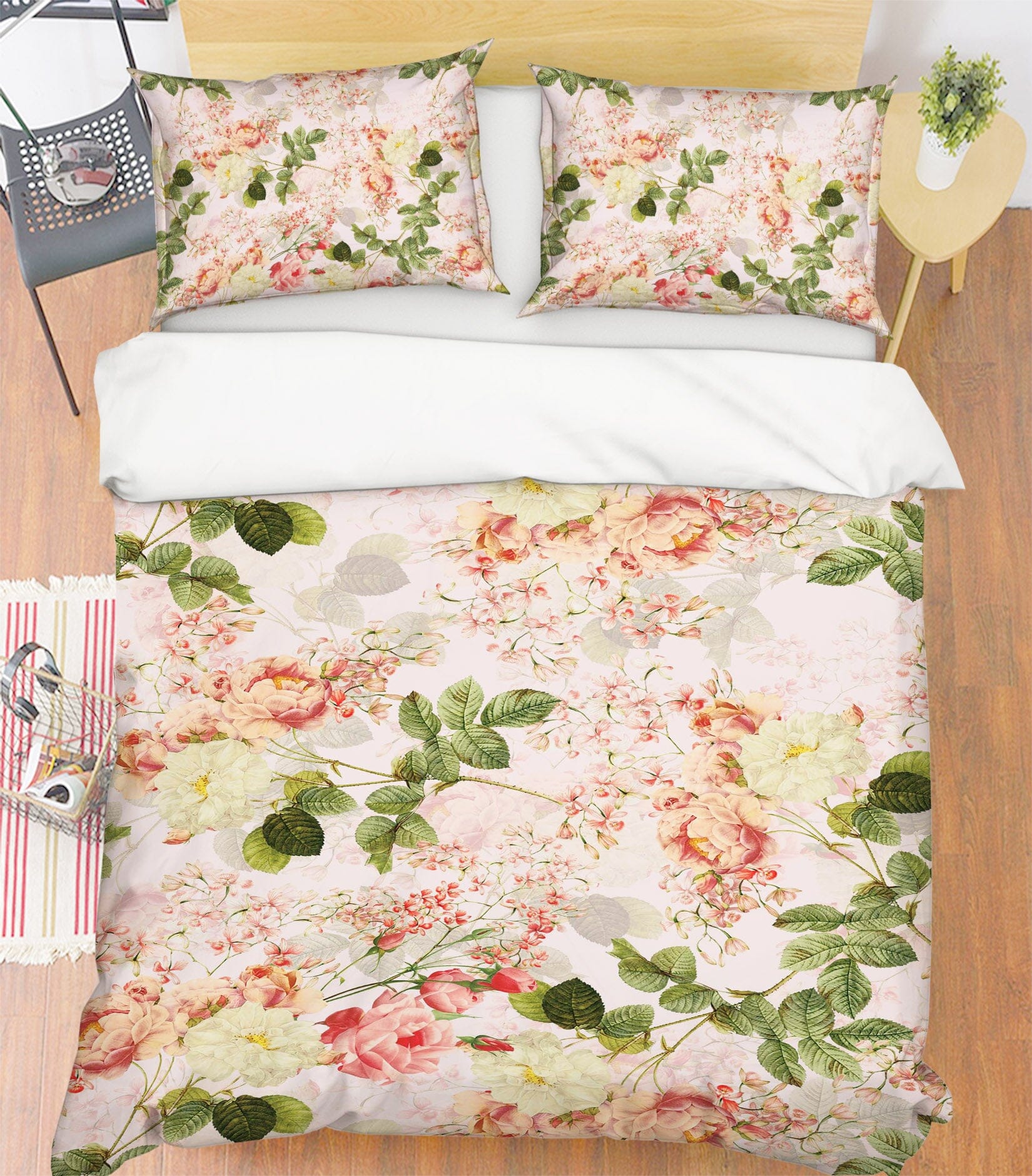 3D Red Flower 130 Uta Naumann Bedding Bed Pillowcases Quilt Quiet Covers AJ Creativity Home 