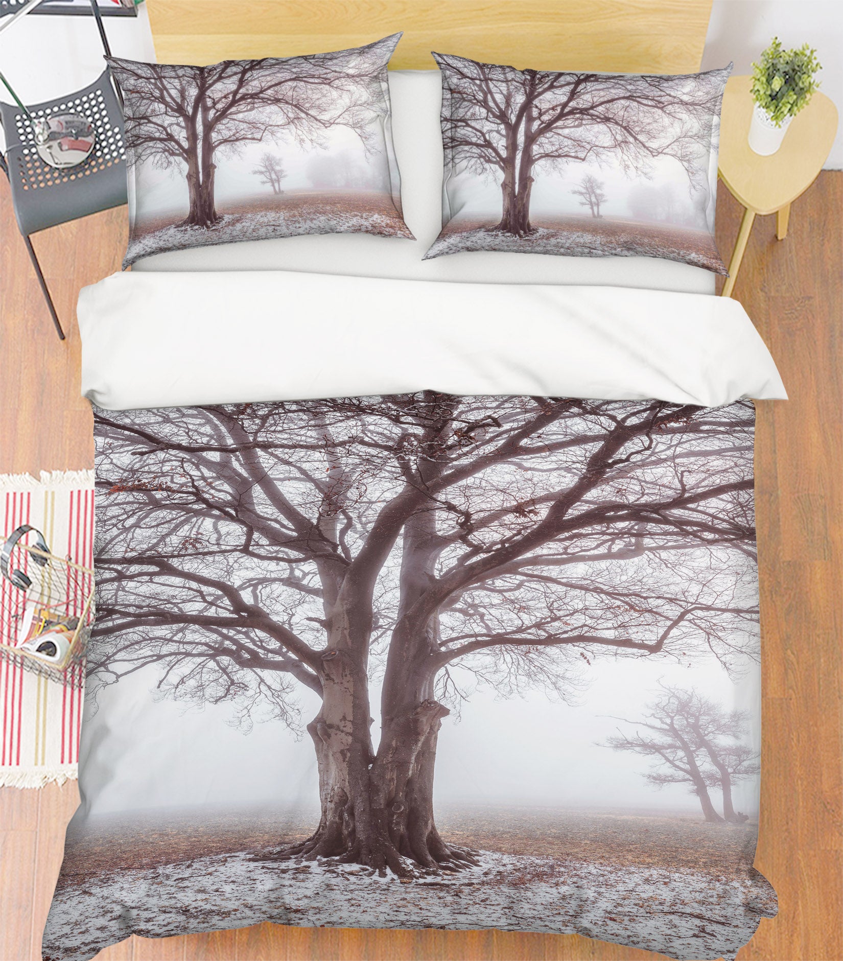 3D Hazy Forest 7168 Assaf Frank Bedding Bed Pillowcases Quilt Cover Duvet Cover