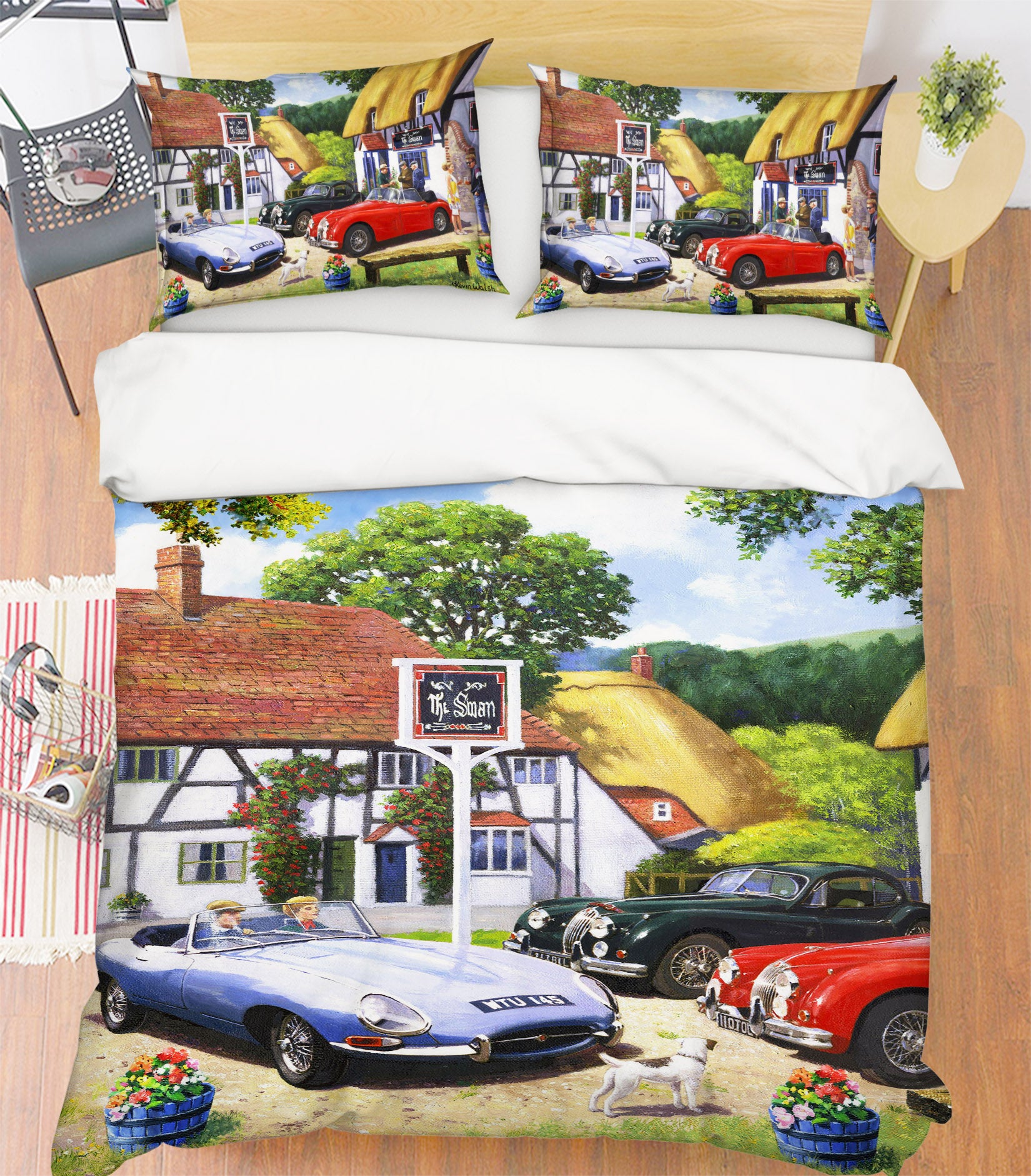 3D House Car 12517 Kevin Walsh Bedding Bed Pillowcases Quilt