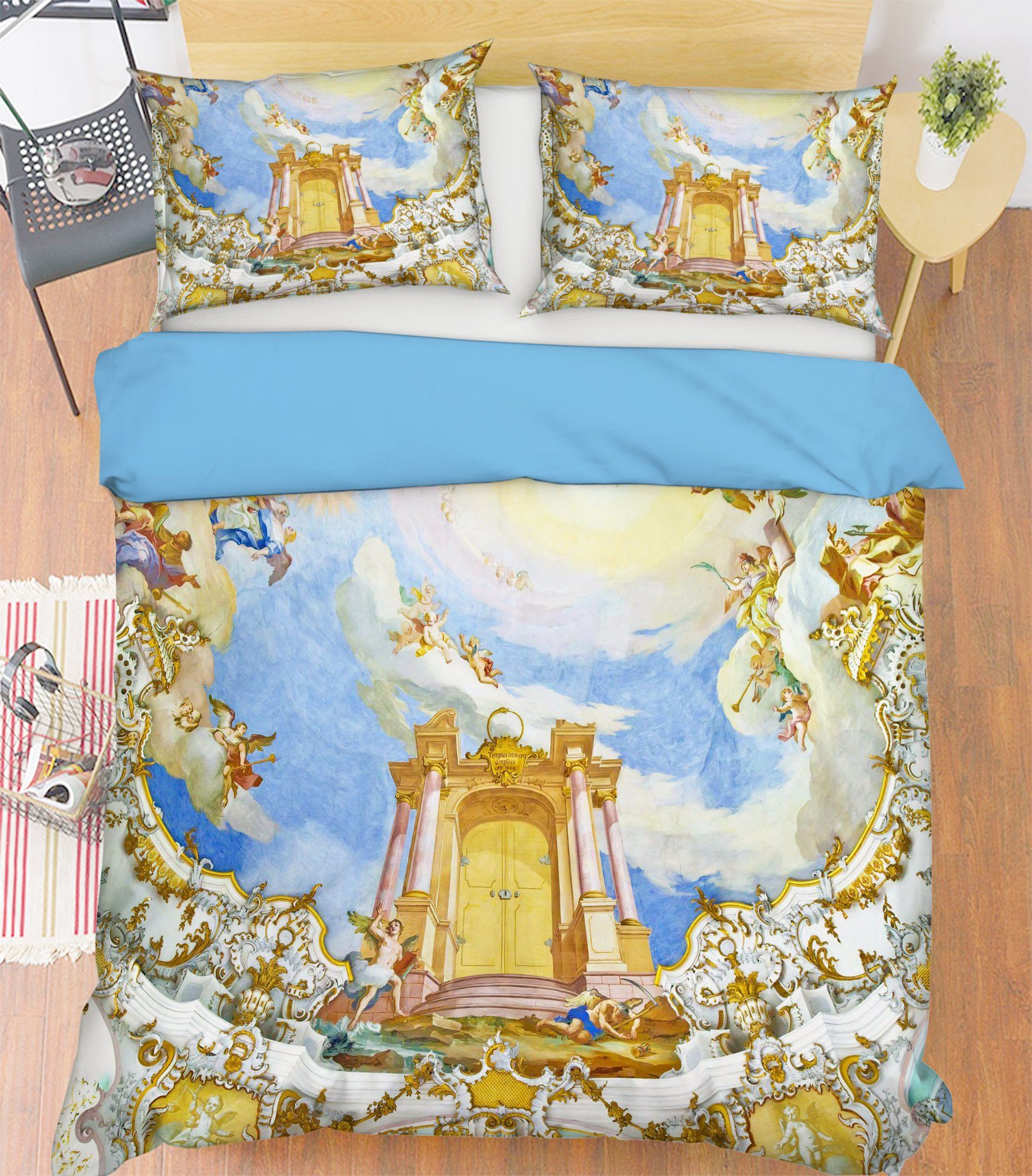 3D Paradise Palace 253 Bed Pillowcases Quilt Quiet Covers AJ Creativity Home 
