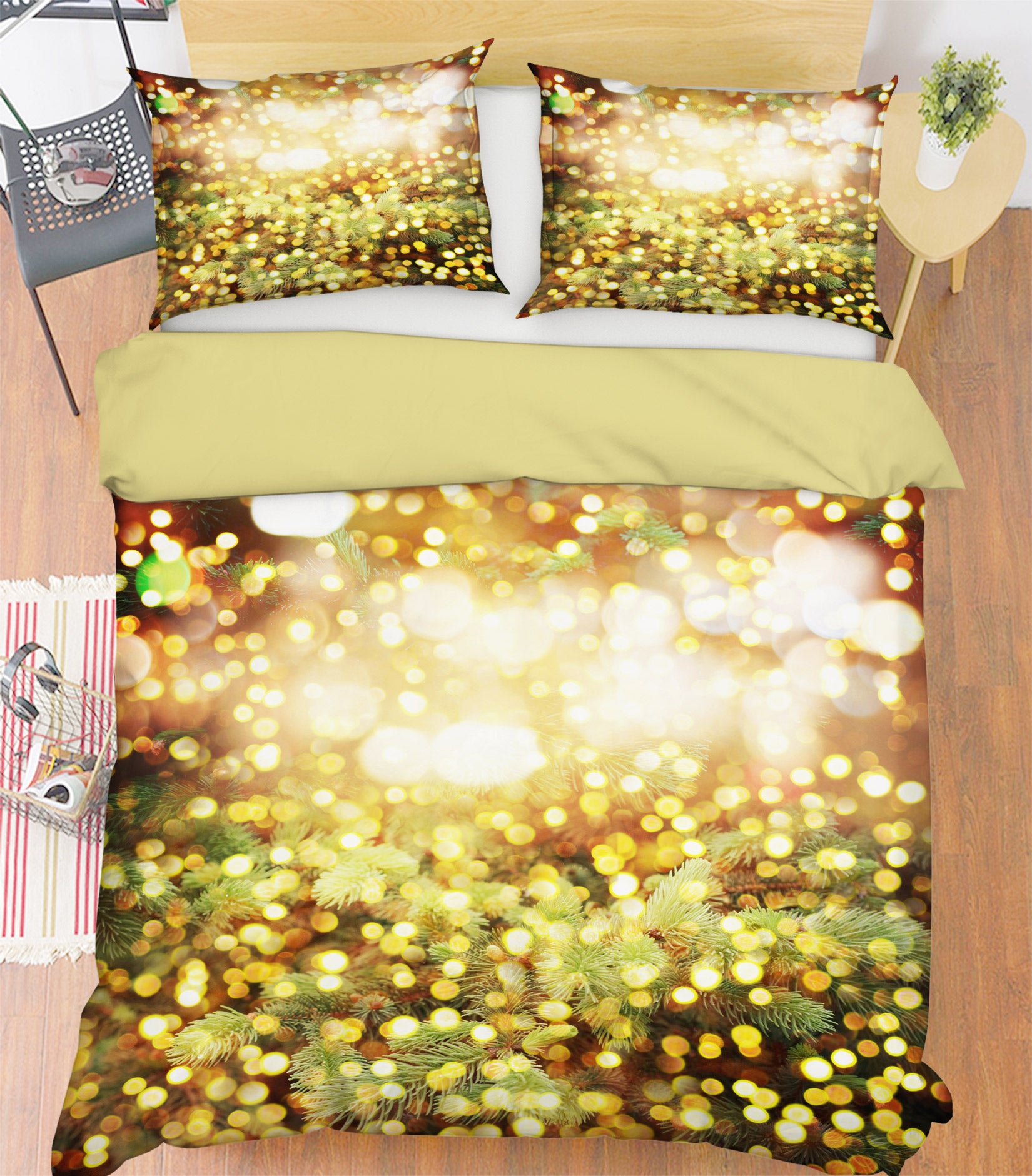 3D Aperture 50022 Christmas Quilt Duvet Cover Xmas Bed Pillowcases