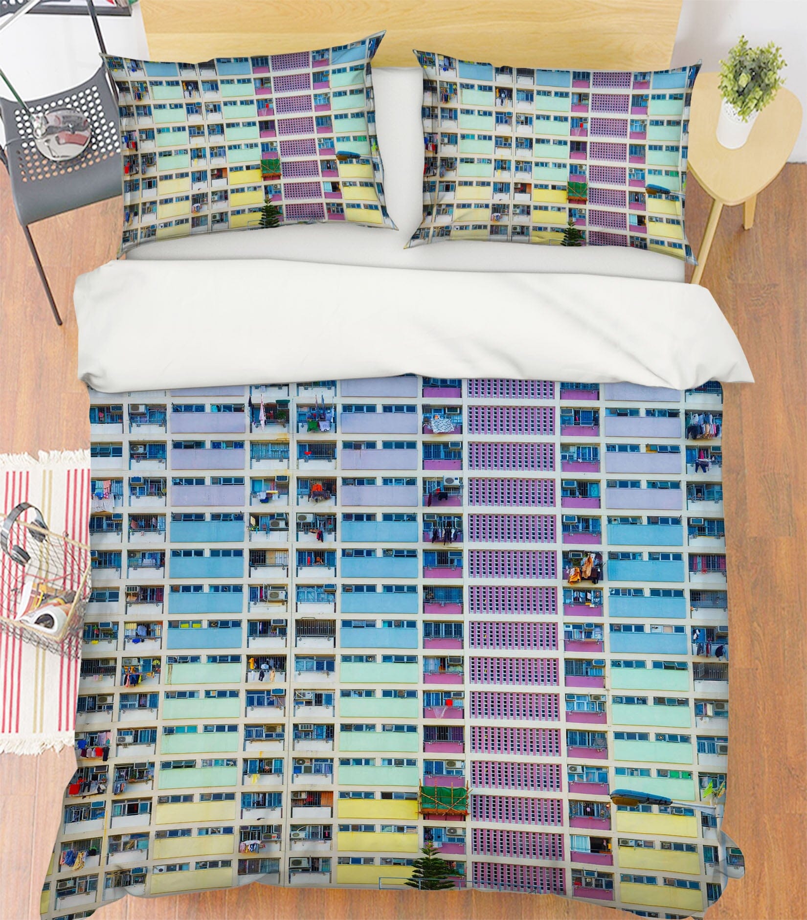 3D Multicolored Glass 2137 Marco Carmassi Bedding Bed Pillowcases Quilt Quiet Covers AJ Creativity Home 