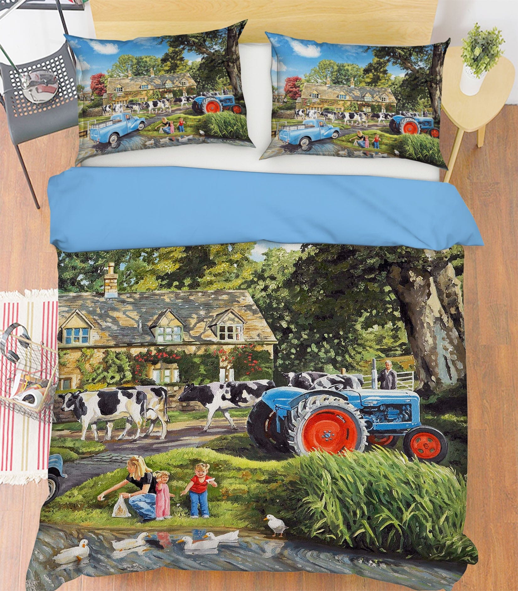3D Crossing The Ford 2018 Trevor Mitchell bedding Bed Pillowcases Quilt Quiet Covers AJ Creativity Home 