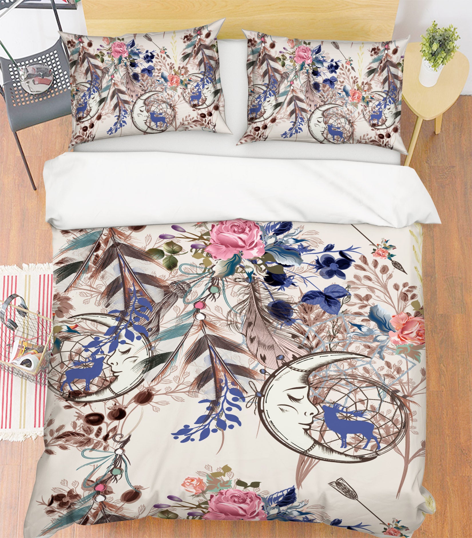 3D Mosaic Dream Catcher 15036 Bed Pillowcases Quilt