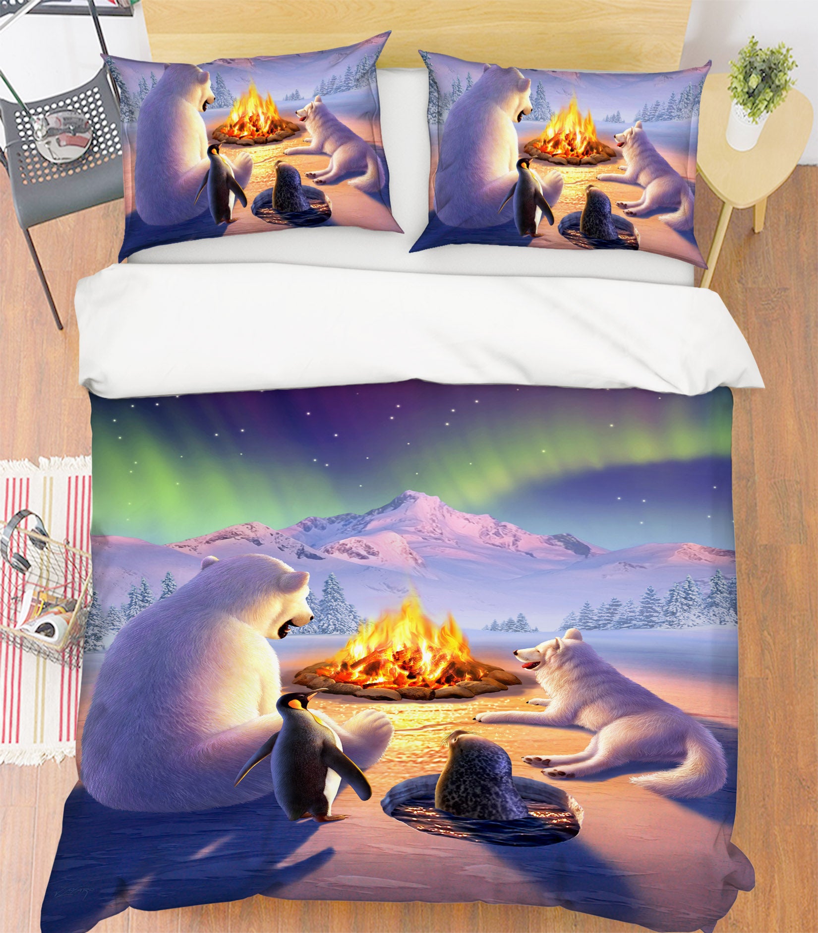 3D Polar Pals 86010 Jerry LoFaro bedding Bed Pillowcases Quilt