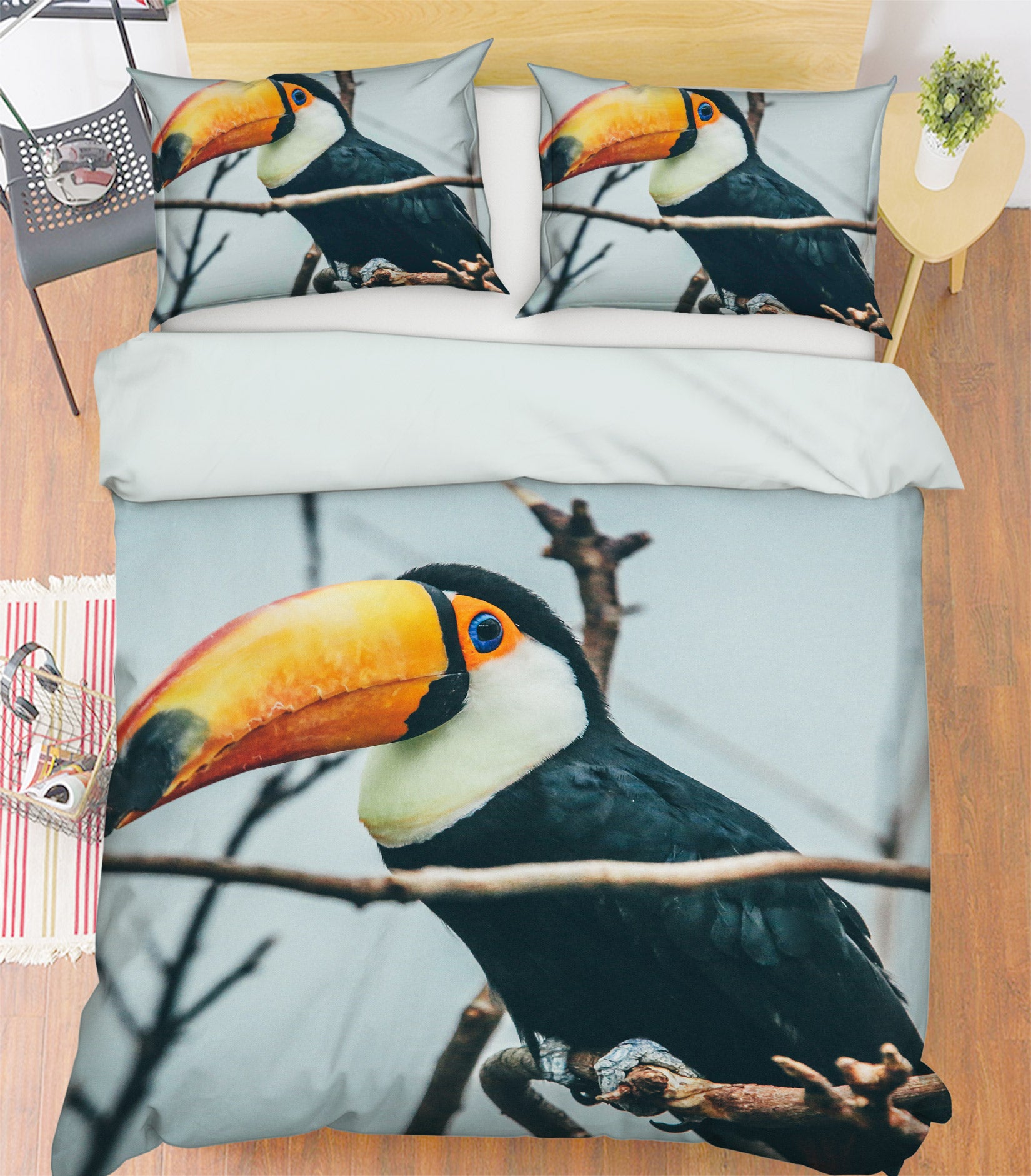3D Stork 60041 Bed Pillowcases Quilt