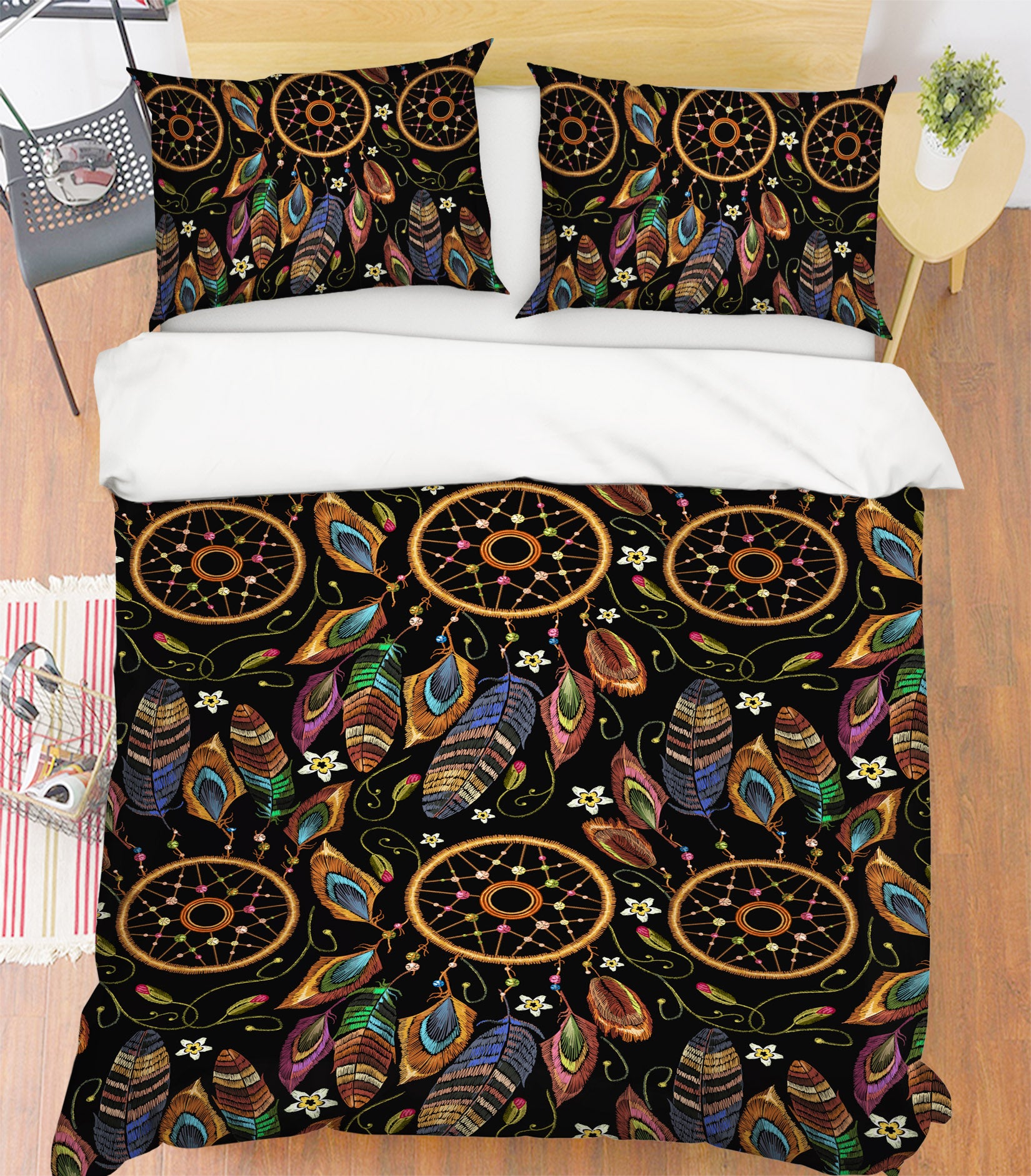 3D Dream Catcher Pattern 14220 Bed Pillowcases Quilt