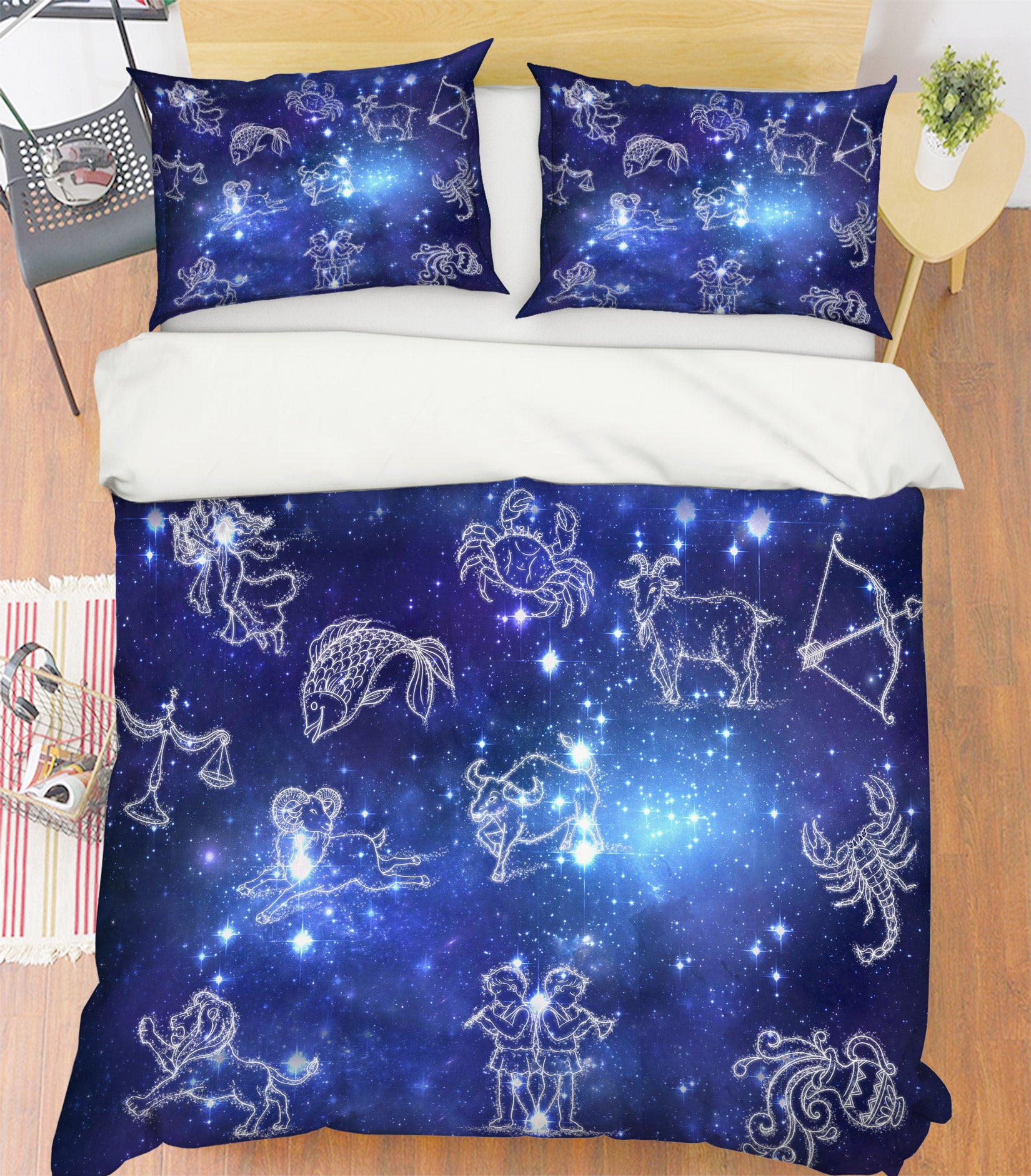3D Constellation 12041 Bed Pillowcases Quilt