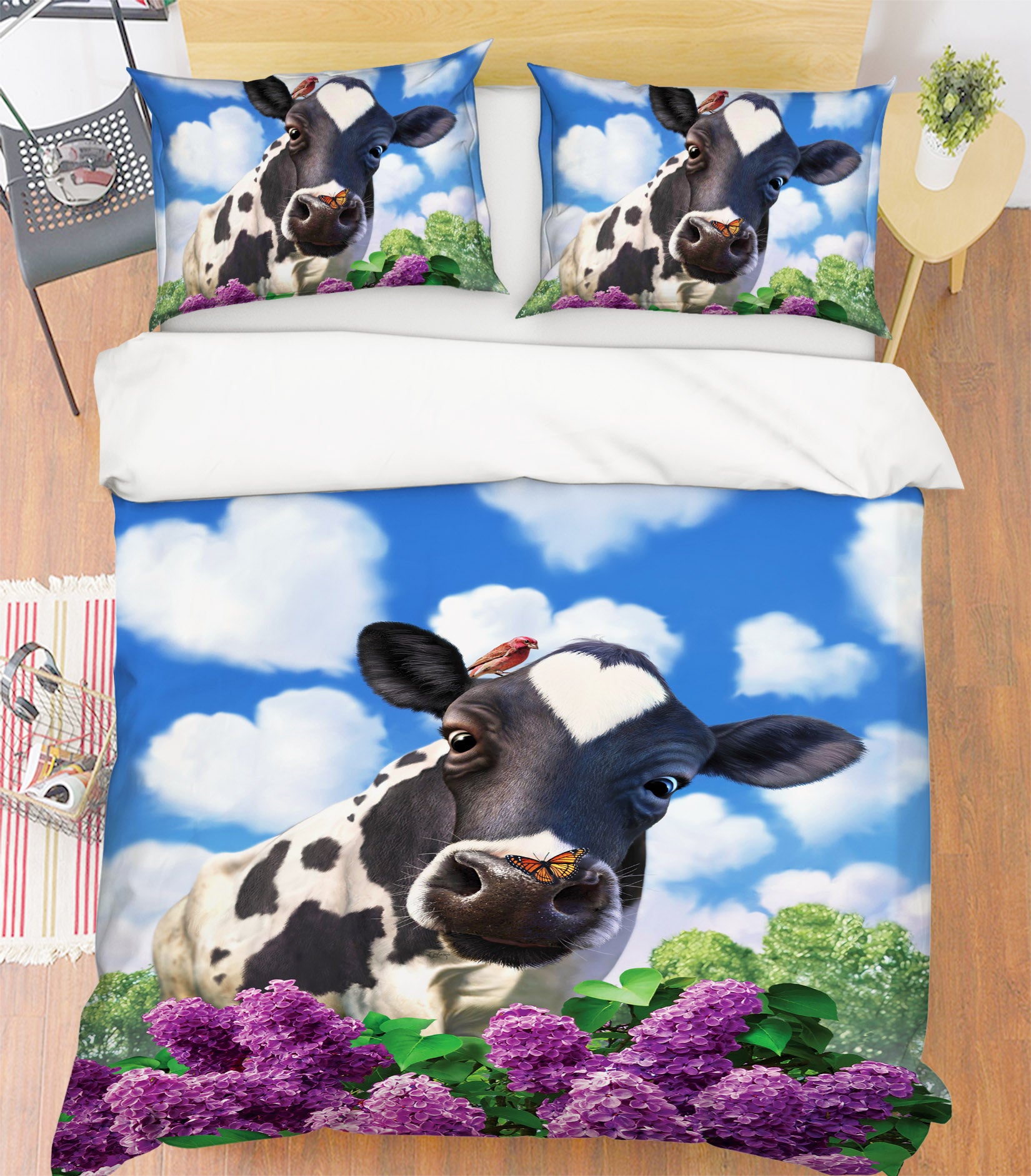 3D Cows 86022 Jerry LoFaro bedding Bed Pillowcases Quilt