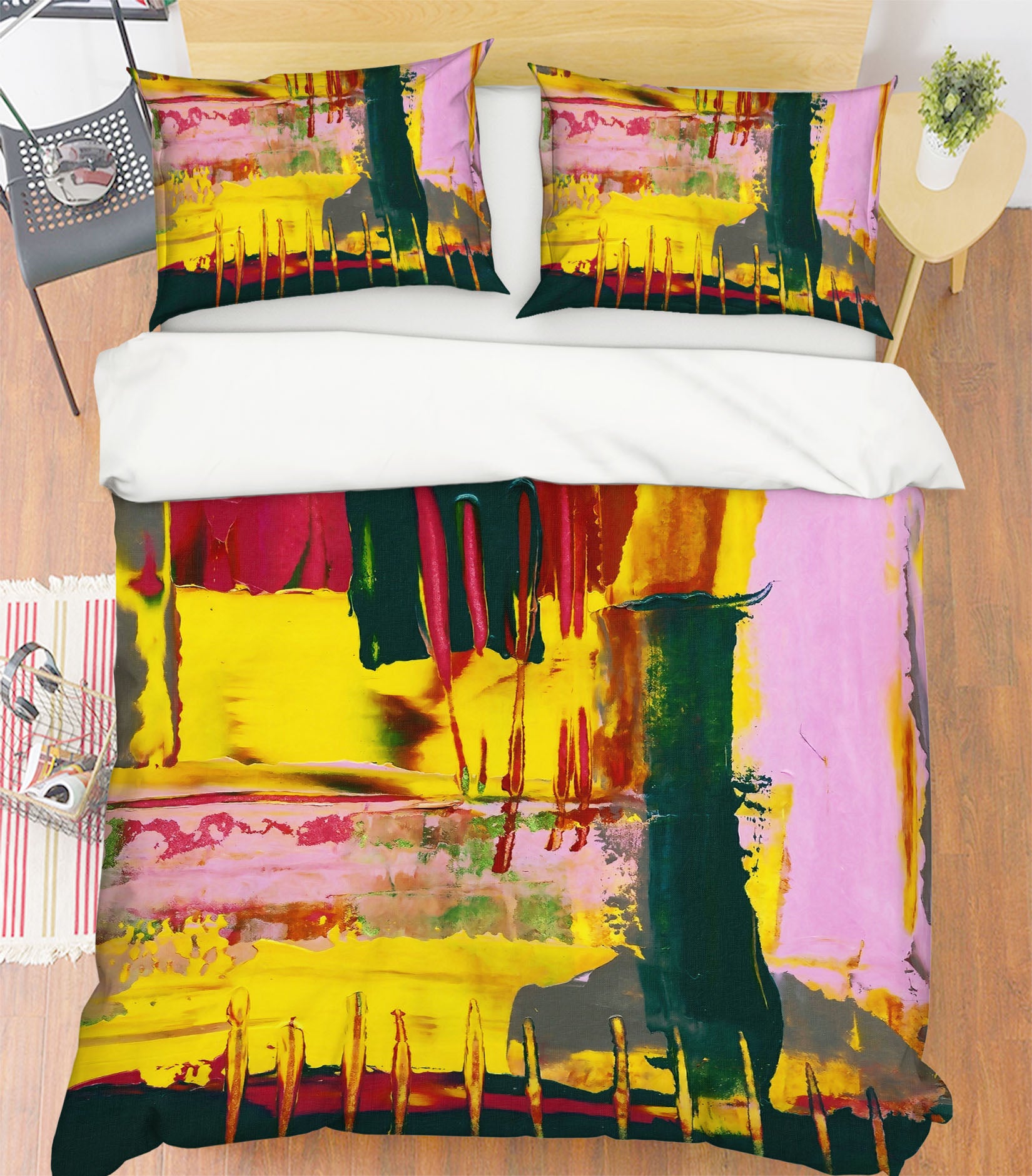 3D Color Abstract 12157 Bed Pillowcases Quilt