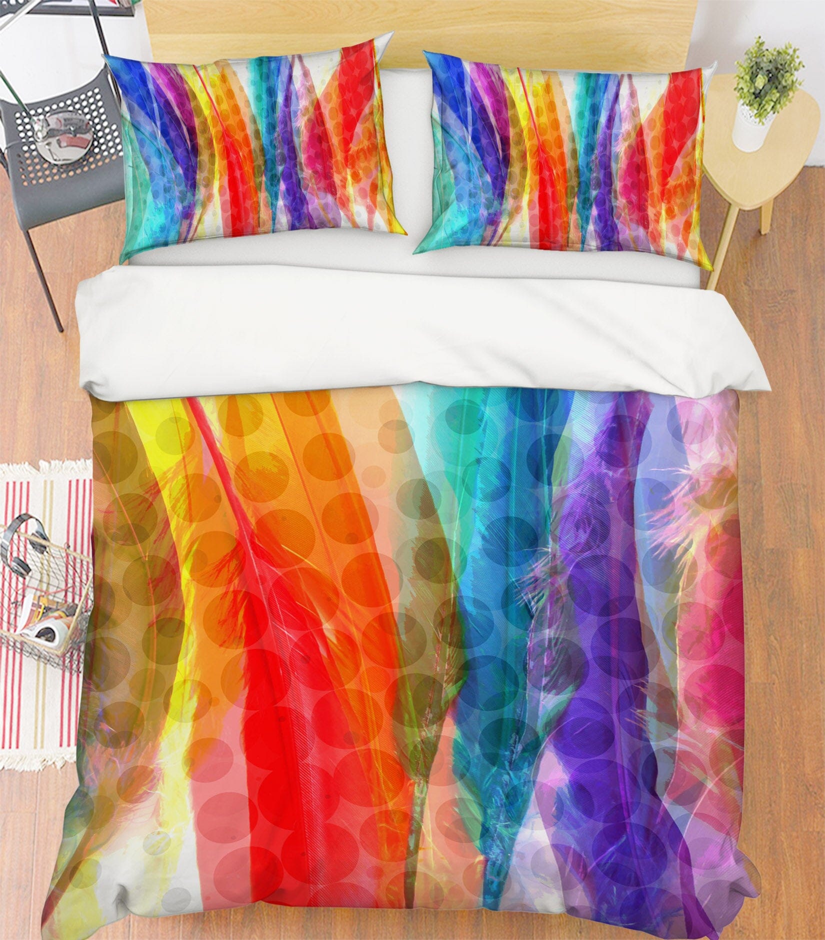 3D Dazzling Color 2005 Shandra Smith Bedding Bed Pillowcases Quilt Quiet Covers AJ Creativity Home 
