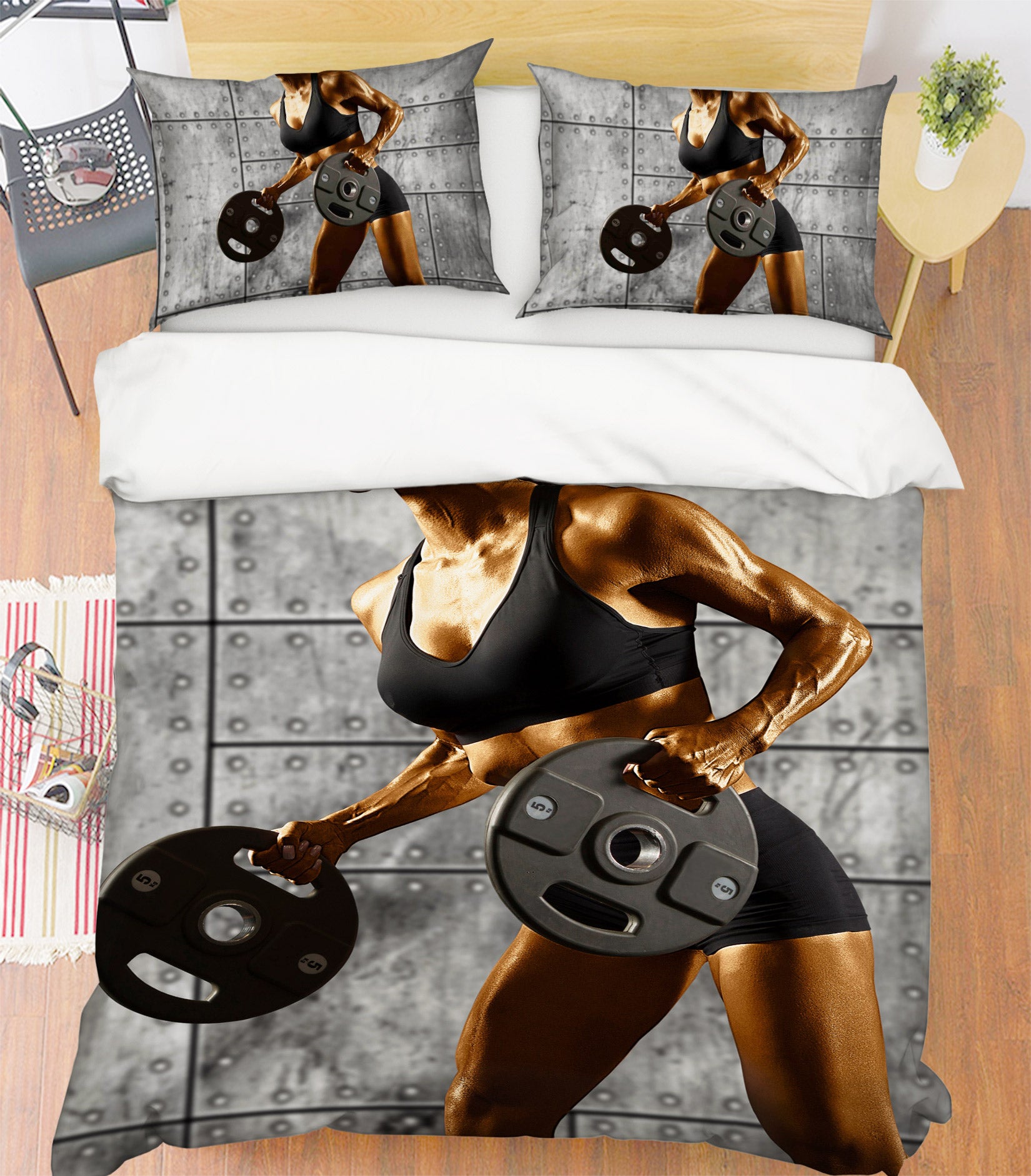 3D Fitness 14181 Bed Pillowcases Quilt