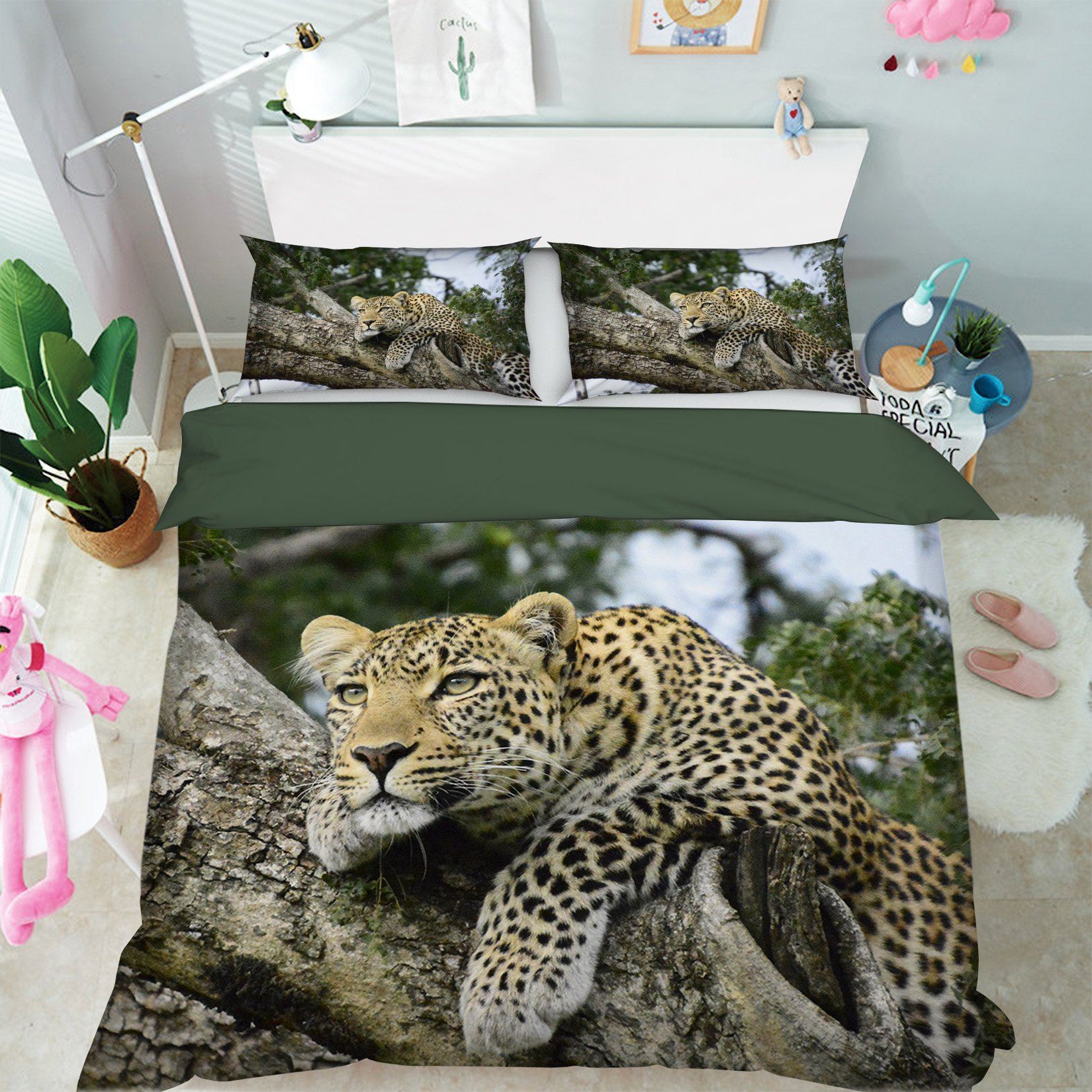 3D Spiritless Tiger 1967 Bed Pillowcases Quilt Quiet Covers AJ Creativity Home 