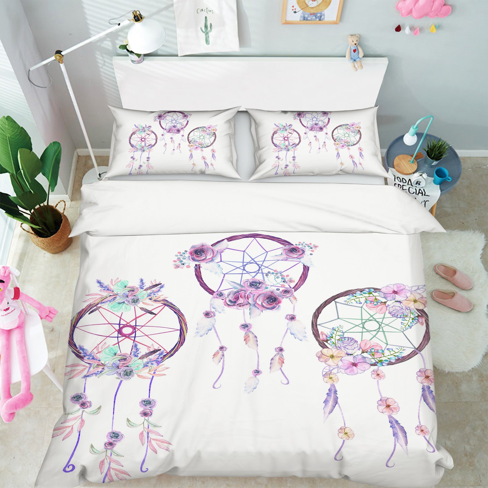 3D Three Dream Catcher 15005 Bed Pillowcases Quilt