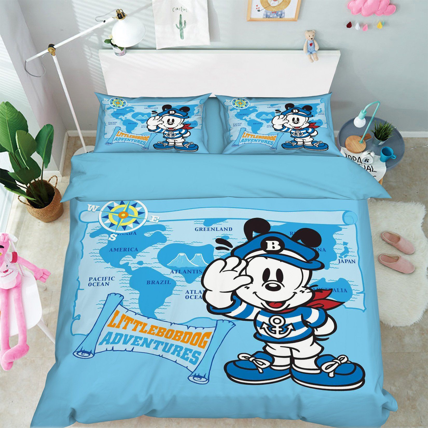 3D Cartoon Dog 265 Bed Pillowcases Quilt Wallpaper AJ Wallpaper 