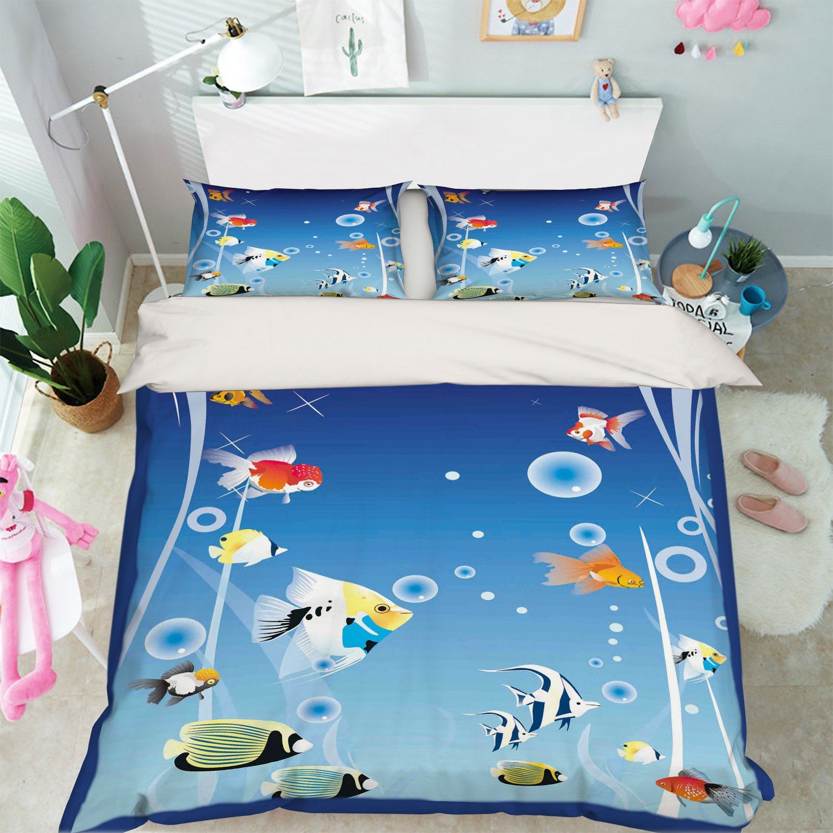 3D Deep Sea Bubbles 170 Bed Pillowcases Quilt Wallpaper AJ Wallpaper 