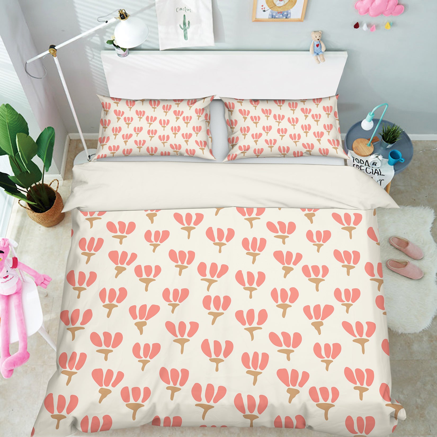 3D Red Petal Flower 109150 Kashmira Jayaprakash Bedding Bed Pillowcases Quilt