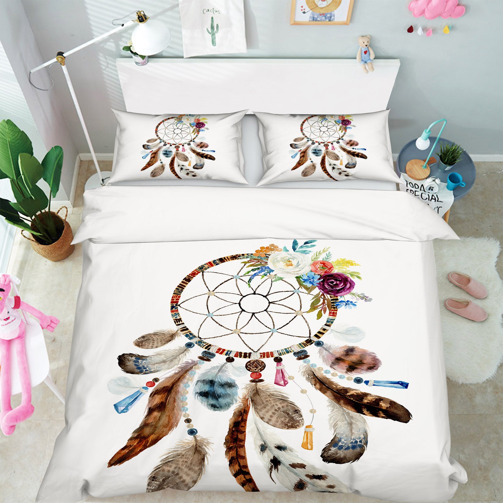 3D Dream Catcher 15047 Bed Pillowcases Quilt