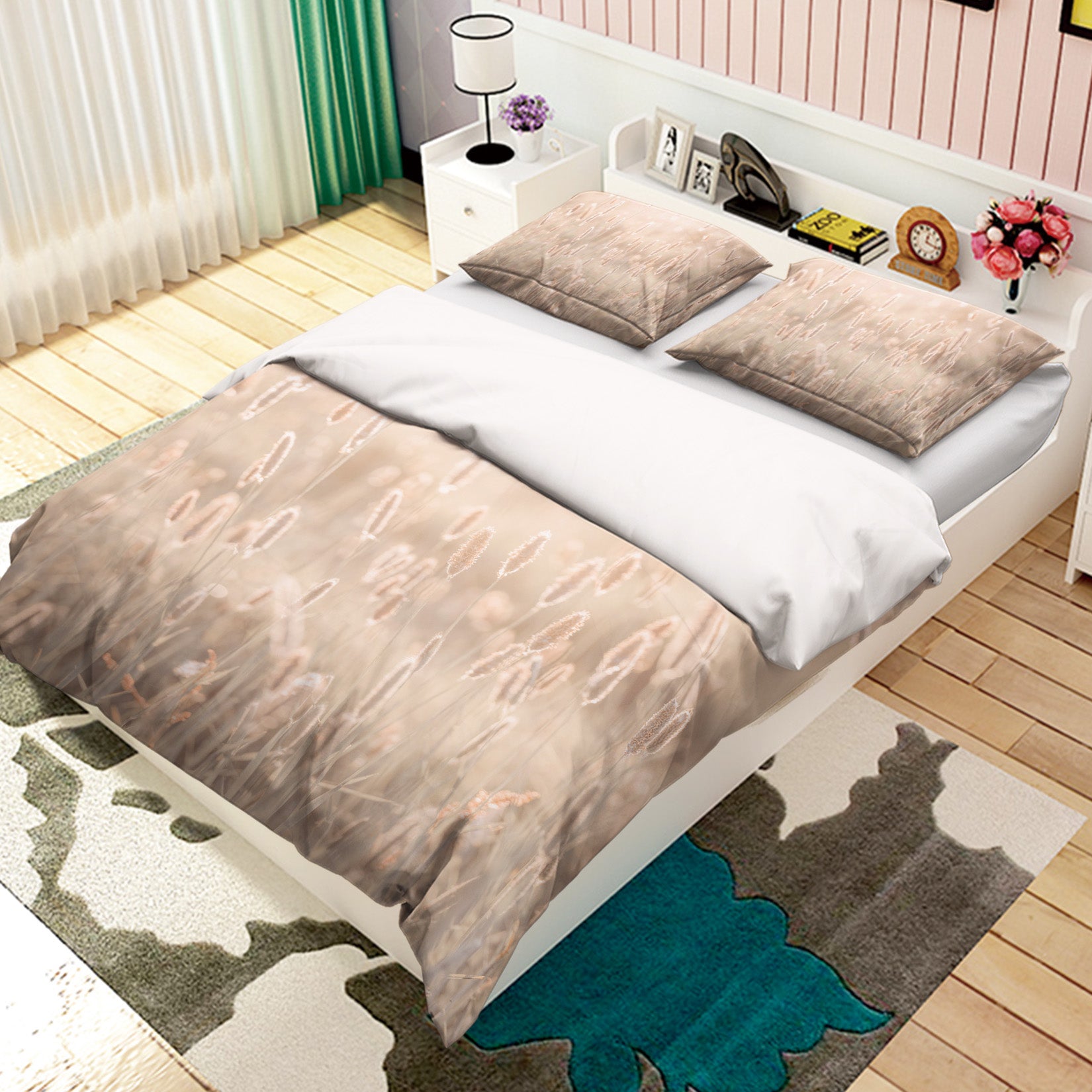 3D Sunlight Grass 7146 Assaf Frank Bedding Bed Pillowcases Quilt Cover Duvet Cover