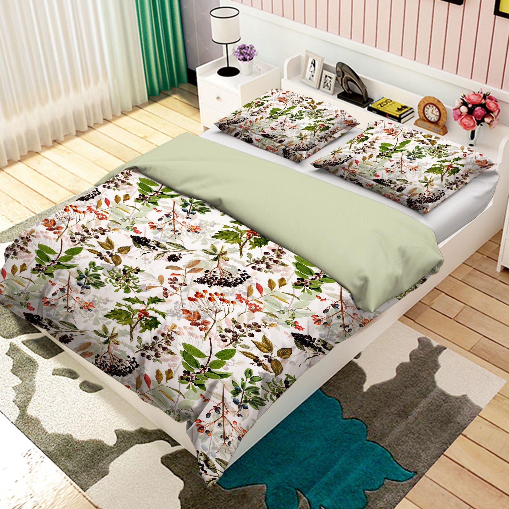 3D Flower Pattern 18220 Uta Naumann Bedding Bed Pillowcases Quilt