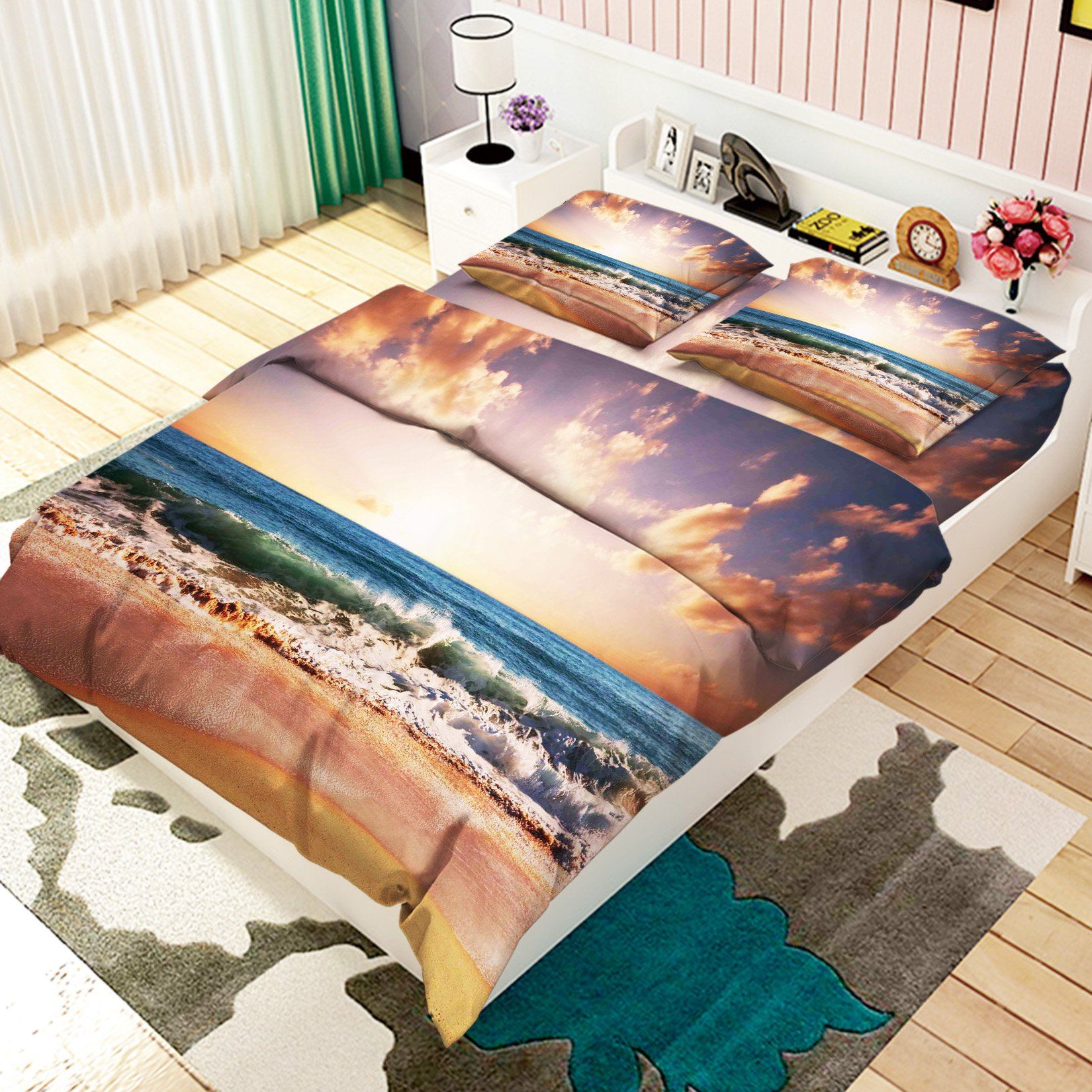 3D Pretty Sea Scenery 88 Bed Pillowcases Quilt Wallpaper AJ Wallpaper 