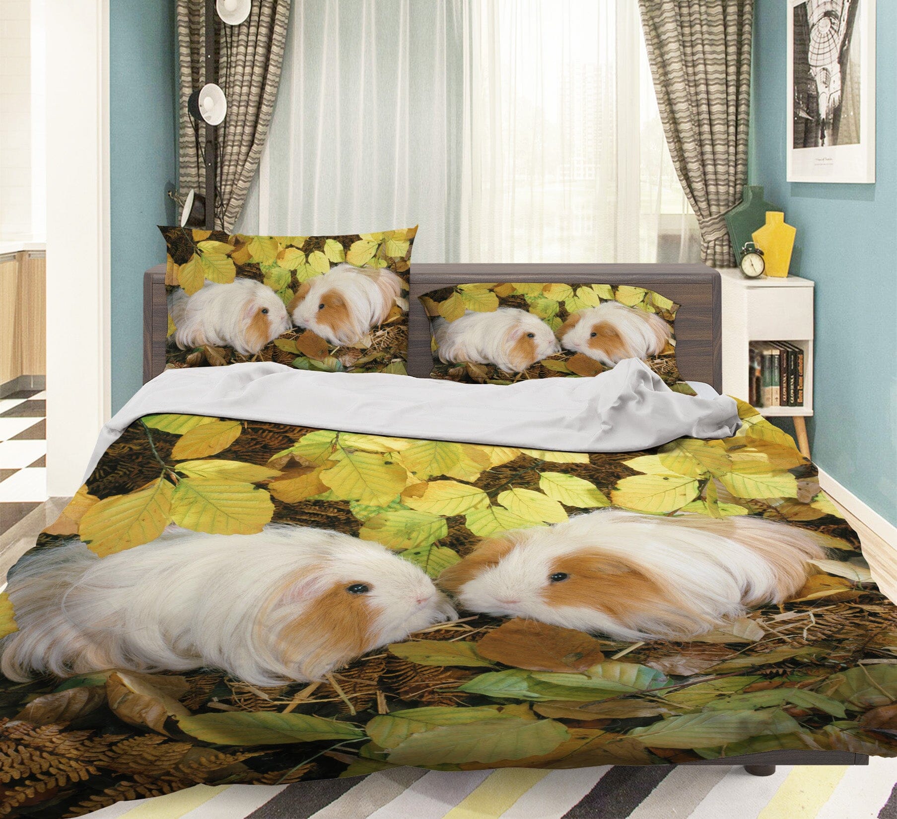 3D Supple Dog Hair 1904 Bed Pillowcases Quilt Quiet Covers AJ Creativity Home 