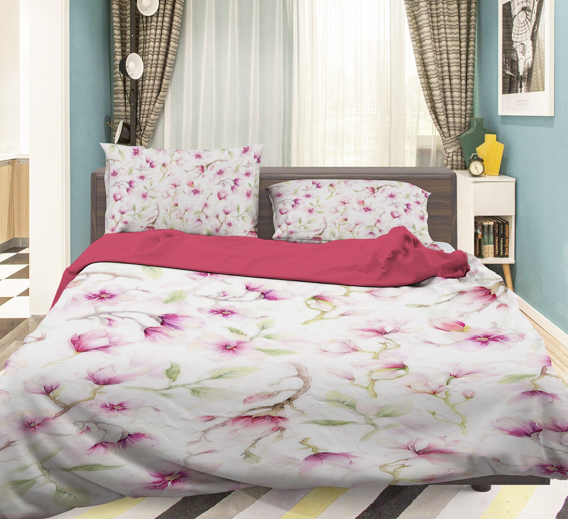 3D Flower Pattern 18199 Uta Naumann Bedding Bed Pillowcases Quilt