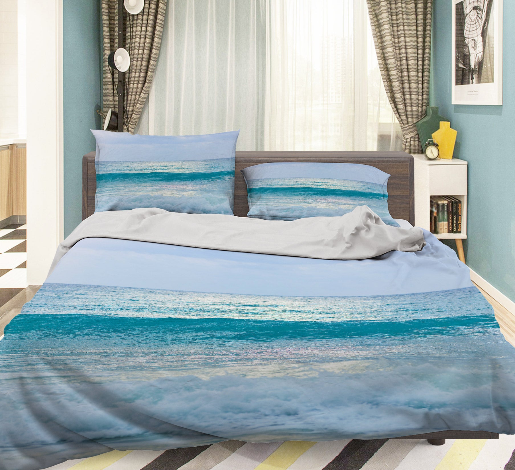 3D Sea Level 6939 Assaf Frank Bedding Bed Pillowcases Quilt Cover Duvet Cover