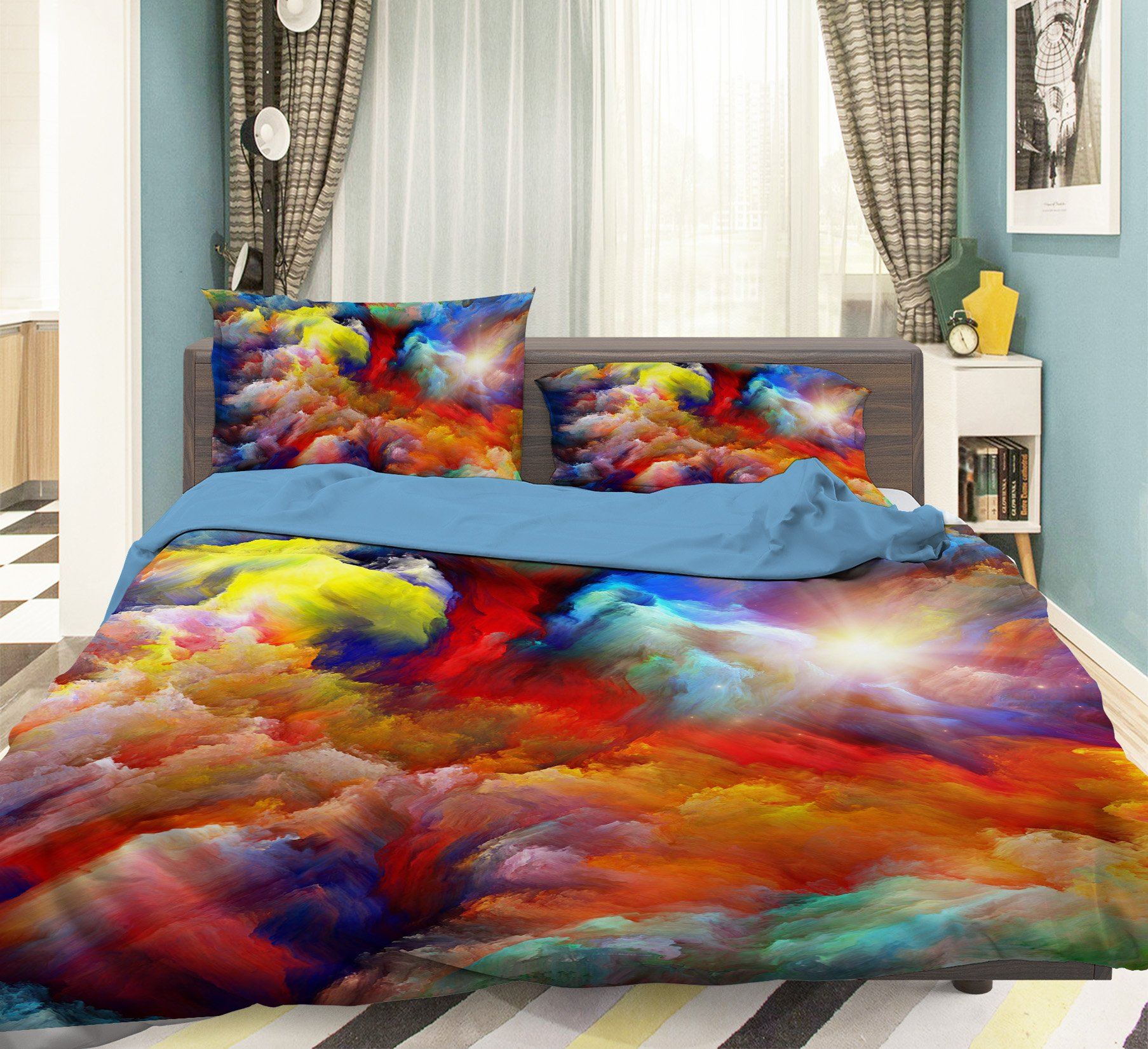3D Color Nebula 108 Bed Pillowcases Quilt Wallpaper AJ Wallpaper 