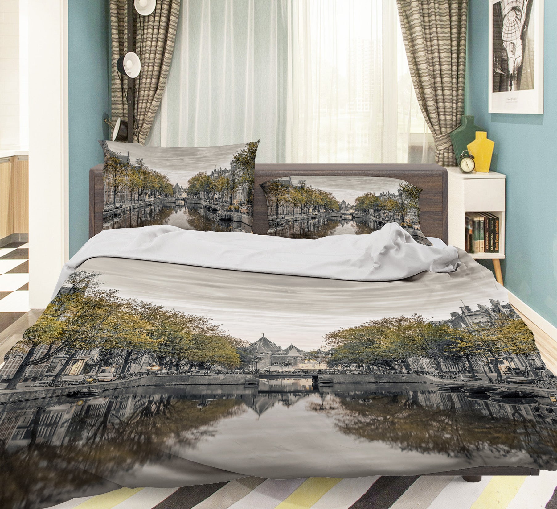 3D River Tree 85142 Assaf Frank Bedding Bed Pillowcases Quilt