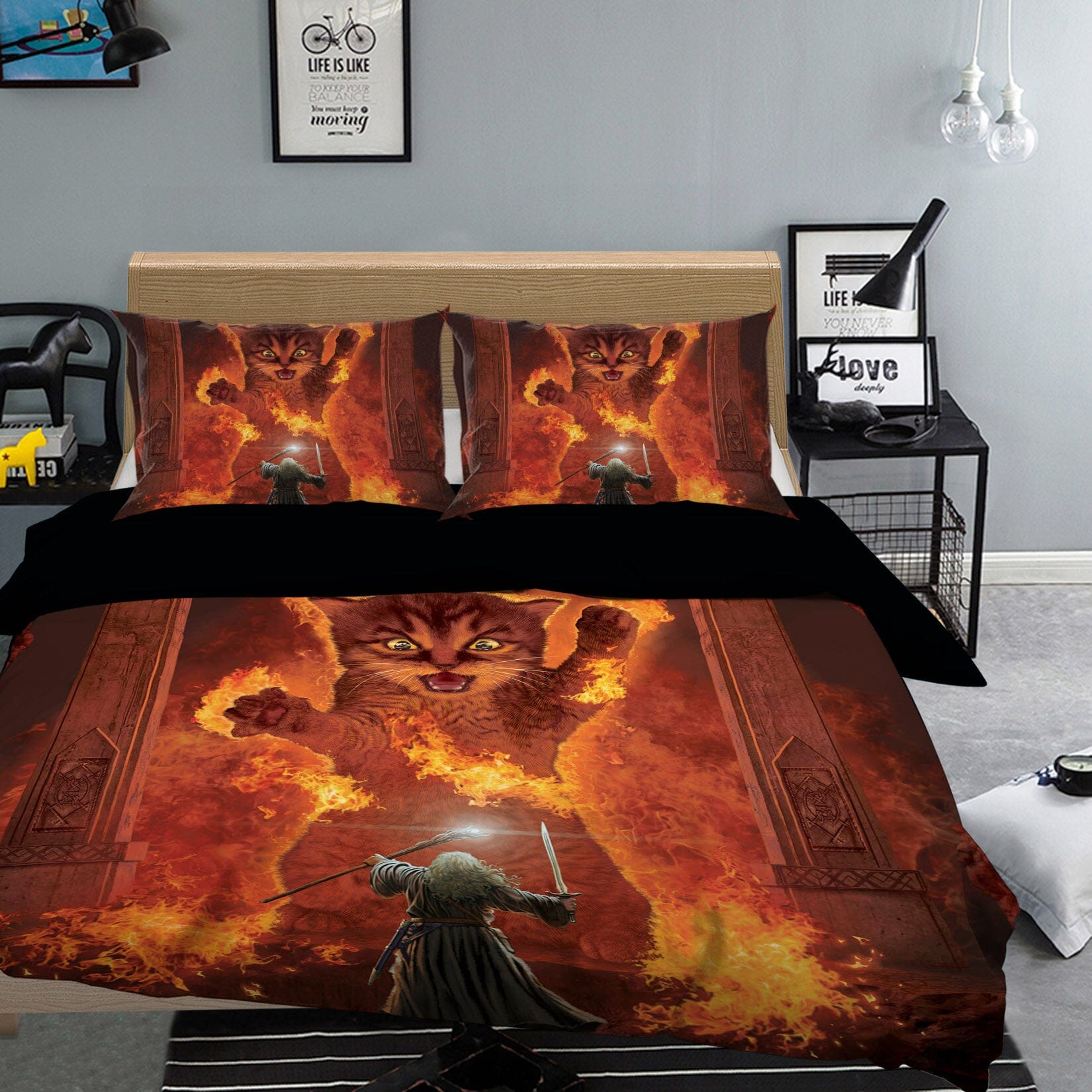 3D You Shall Not Pass! 105 Bed Pillowcases Quilt Exclusive Designer Vincent Quiet Covers AJ Creativity Home 