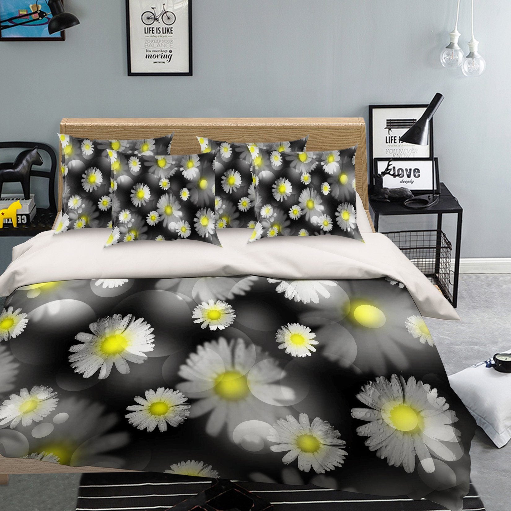 3D Flowers Aperture 189 Bed Pillowcases Quilt Wallpaper AJ Wallpaper 