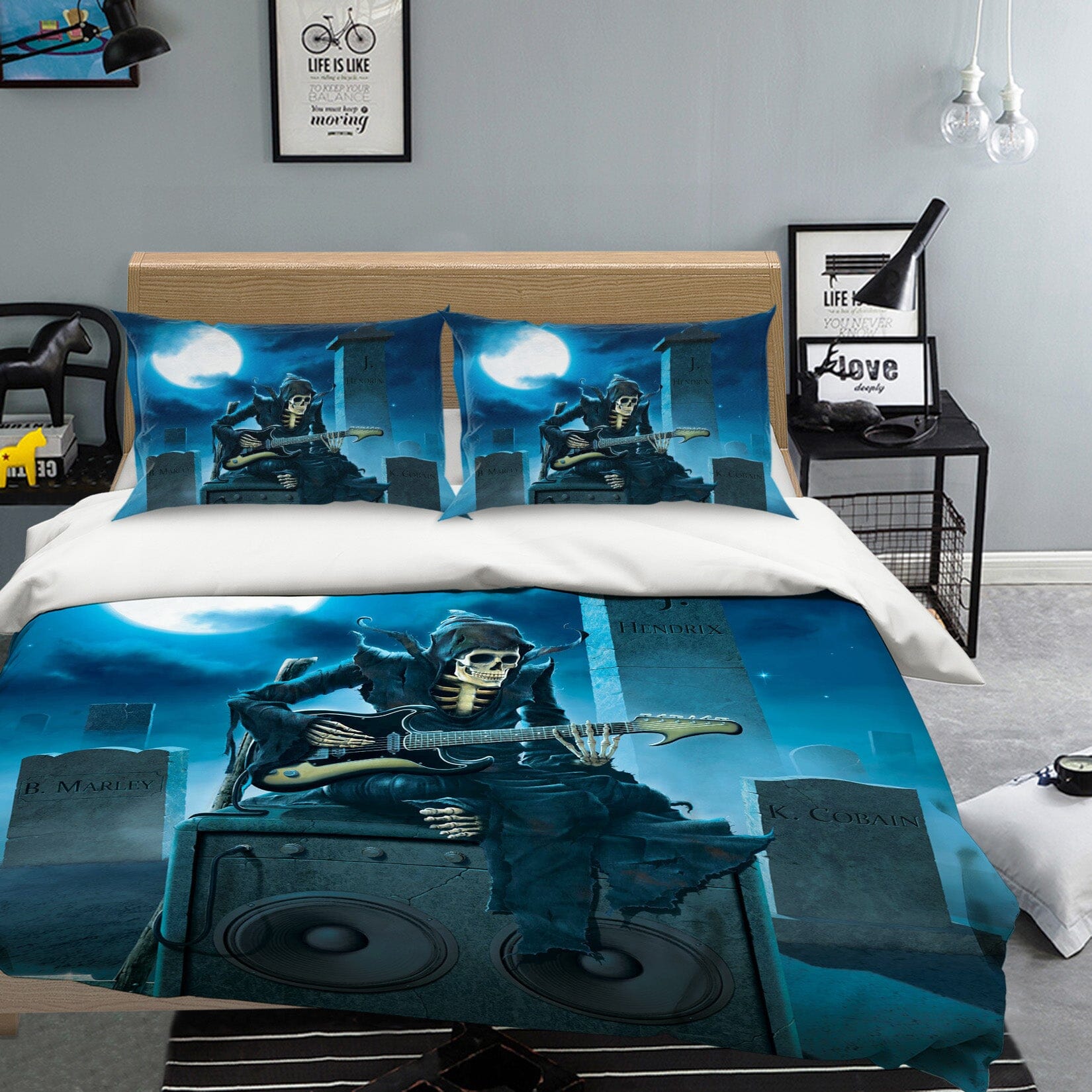 3D Tribute 094 Bed Pillowcases Quilt Exclusive Designer Vincent Quiet Covers AJ Creativity Home 