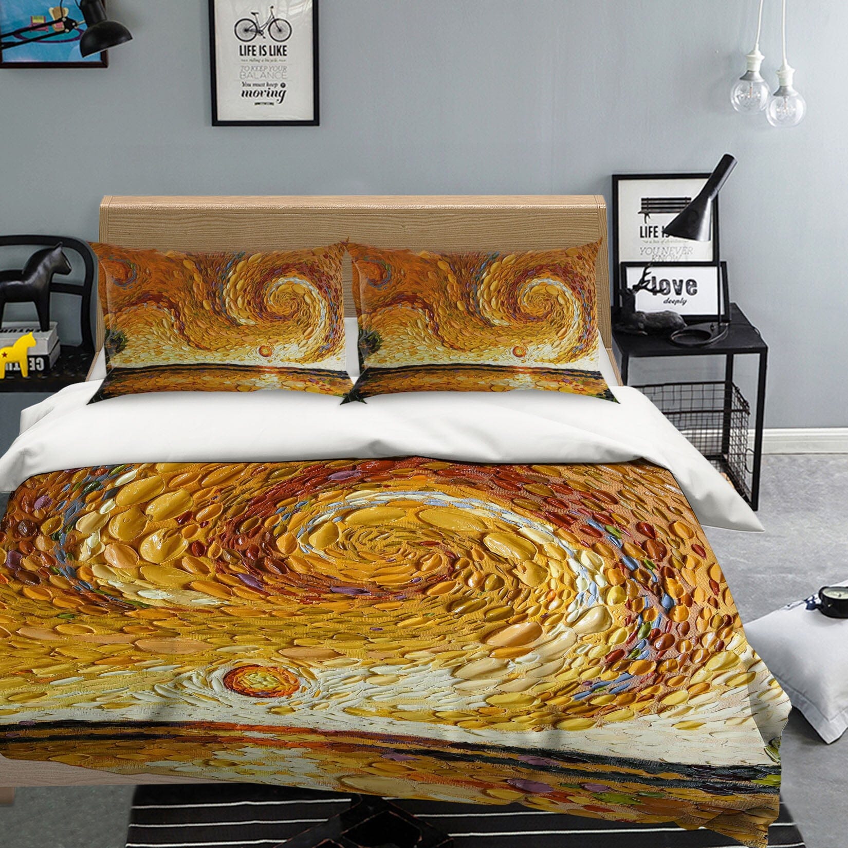 3D Shell Vortex 2112 Dena Tollefson bedding Bed Pillowcases Quilt Quiet Covers AJ Creativity Home 