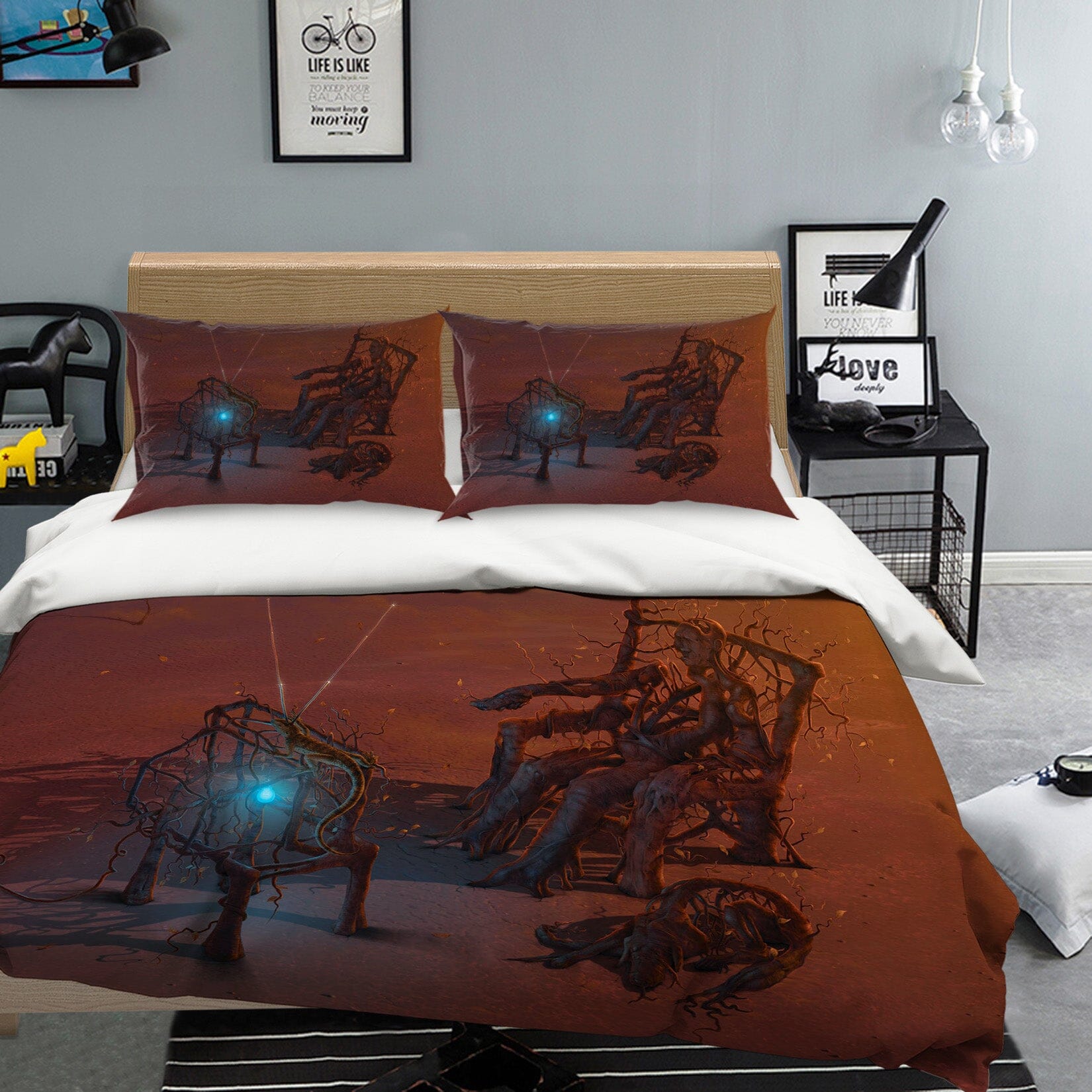 3D Remote 072 Bed Pillowcases Quilt Exclusive Designer Vincent Quiet Covers AJ Creativity Home 