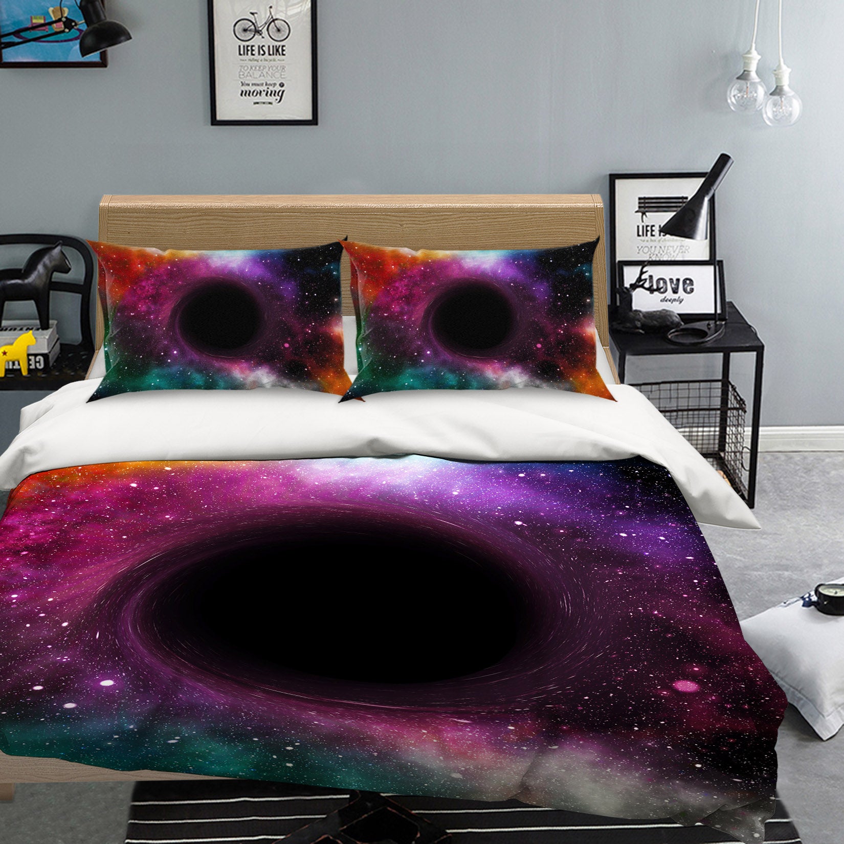 3D Space Starry Sky 19126 Bed Pillowcases Quilt