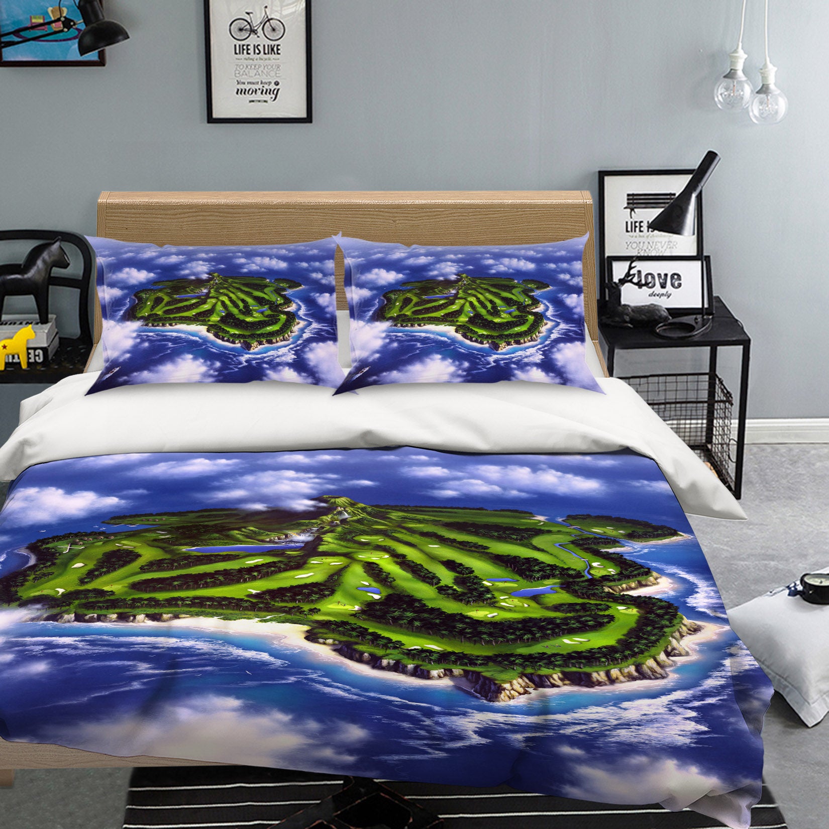 3D Paradise Isle 86007 Jerry LoFaro bedding Bed Pillowcases Quilt