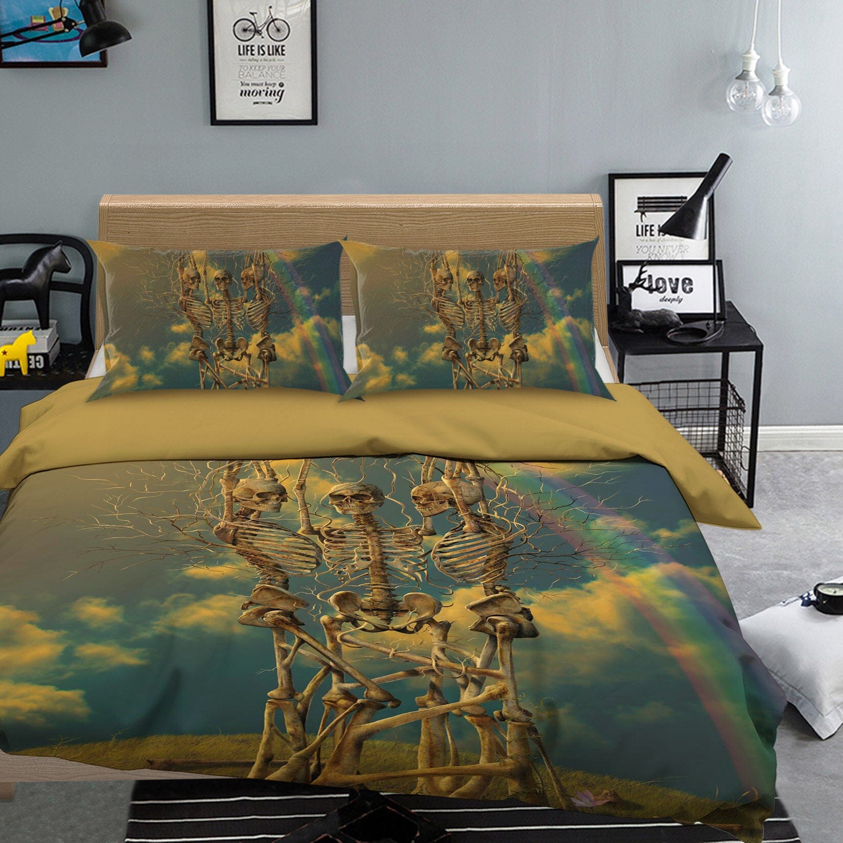 3D Life Cycle 056 Bed Pillowcases Quilt Exclusive Designer Vincent Quiet Covers AJ Creativity Home 