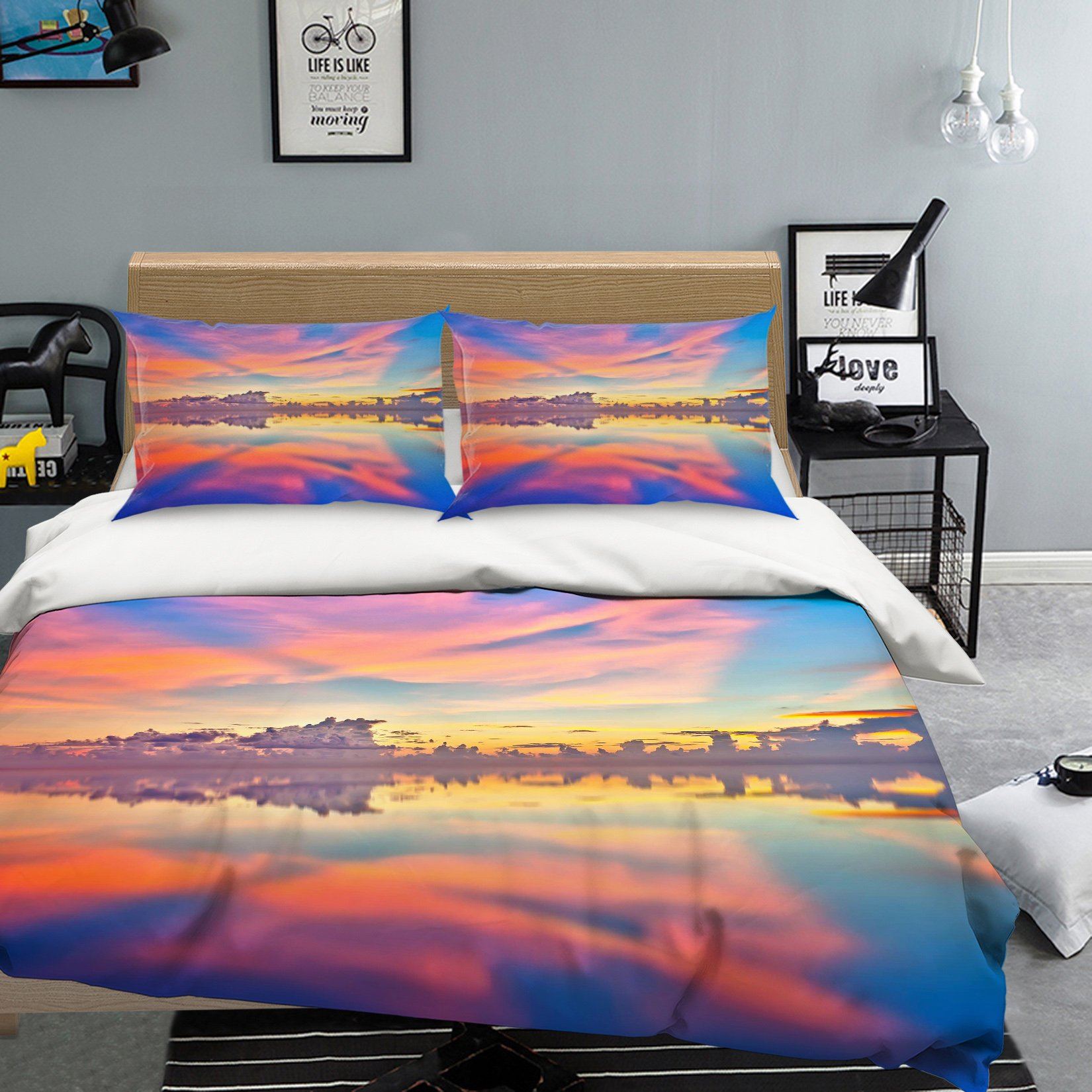 3D Boundless Sea 184 Bed Pillowcases Quilt Wallpaper AJ Wallpaper 